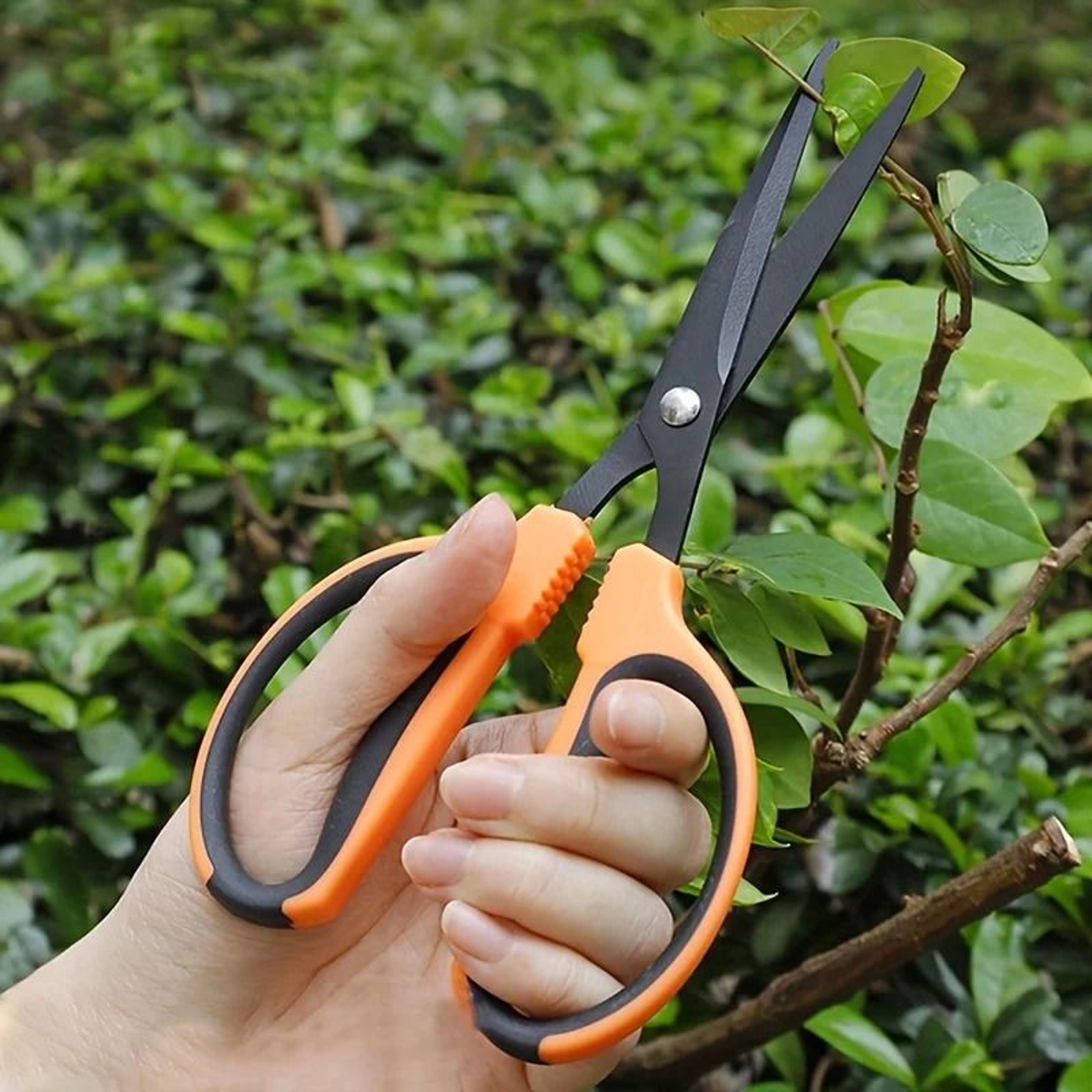 HeavyDuty AntiSlip Pruning Shears  Professional  Household Plant Trimming Scissors 2