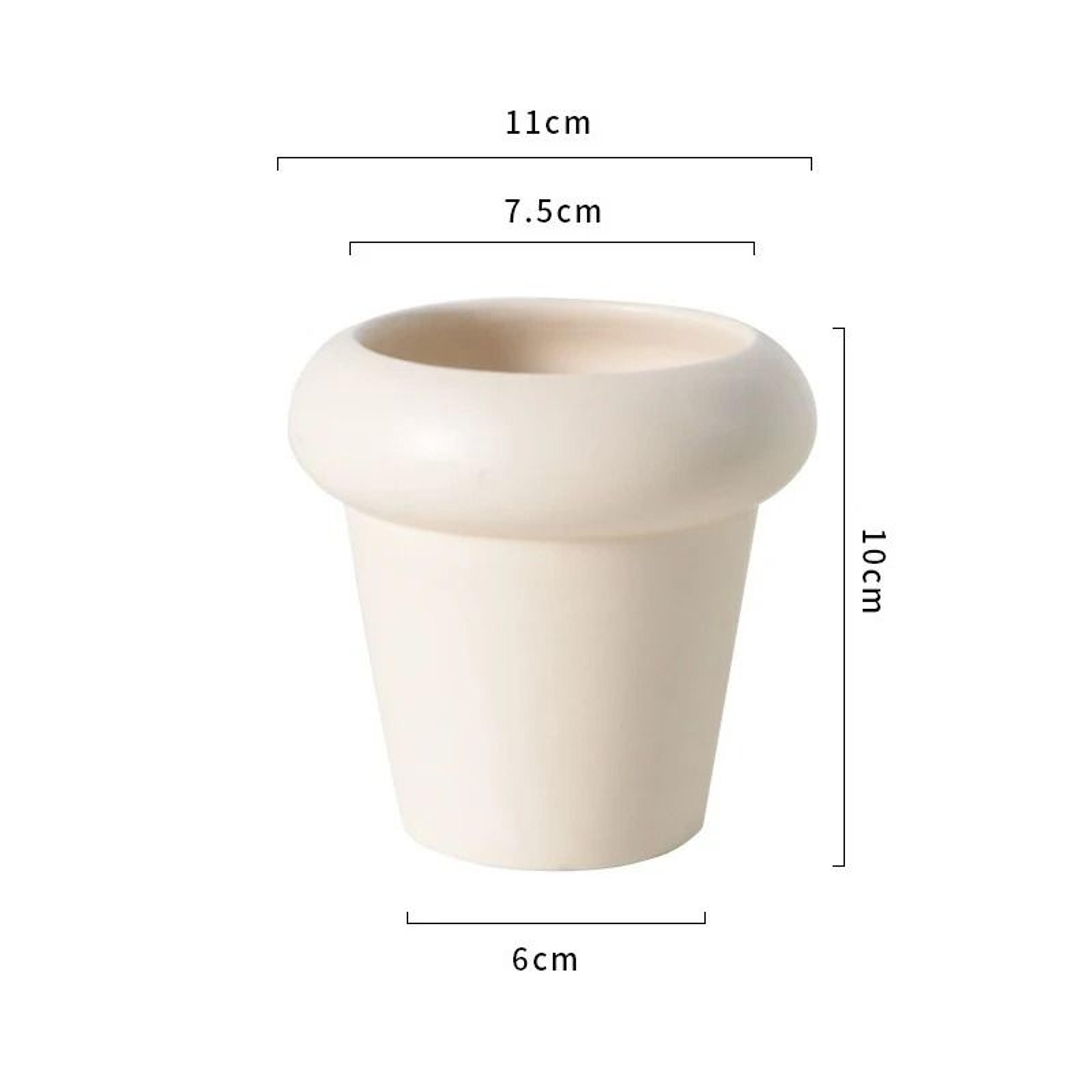European Style Ceramic Flowerpot  Simple Small Bonsai  Succulent Planter Container 4