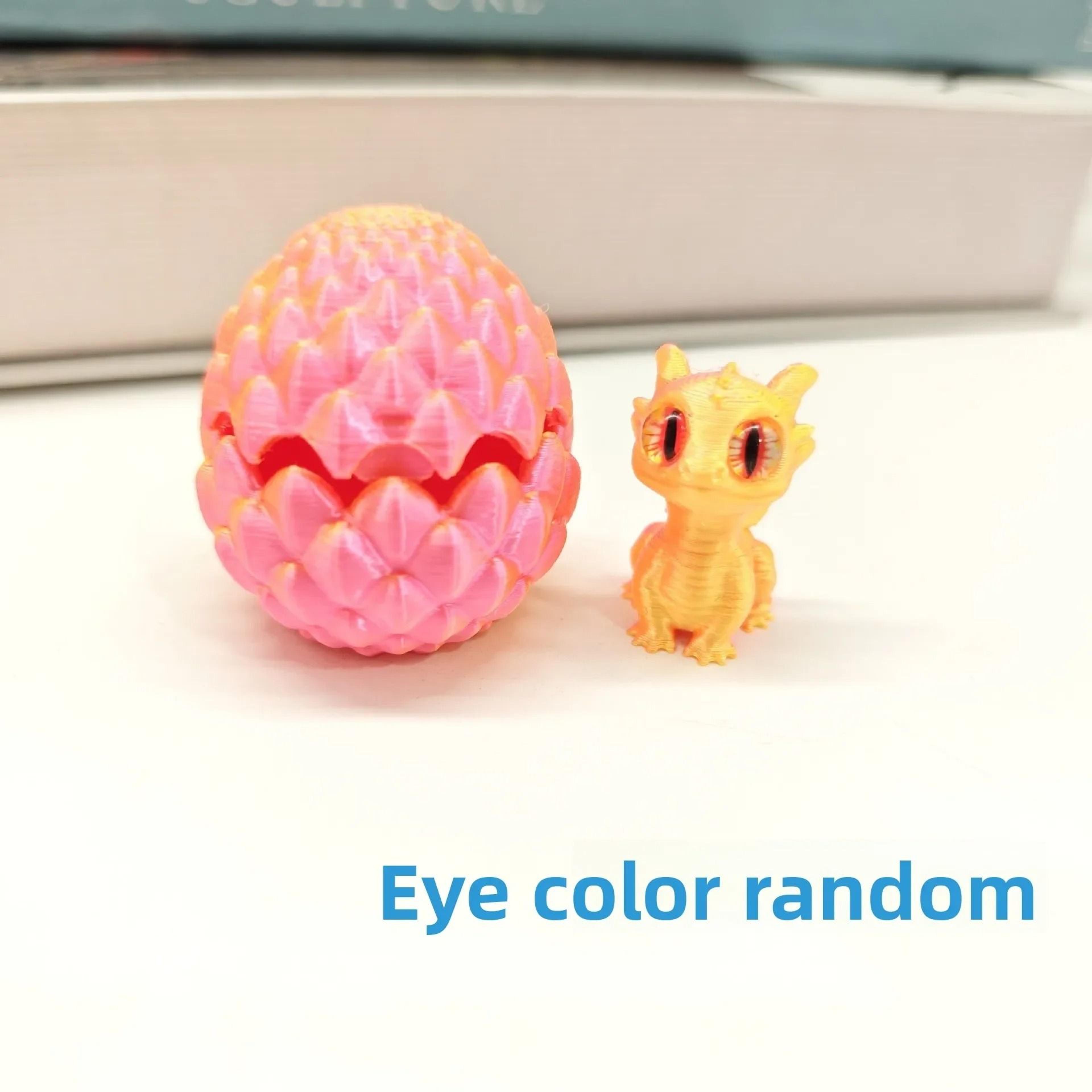 3D Printed Hatching Dragon In Egg Statue  Articulated Fantasy Dragon Figure  Modern Desktop Ornamen 10
