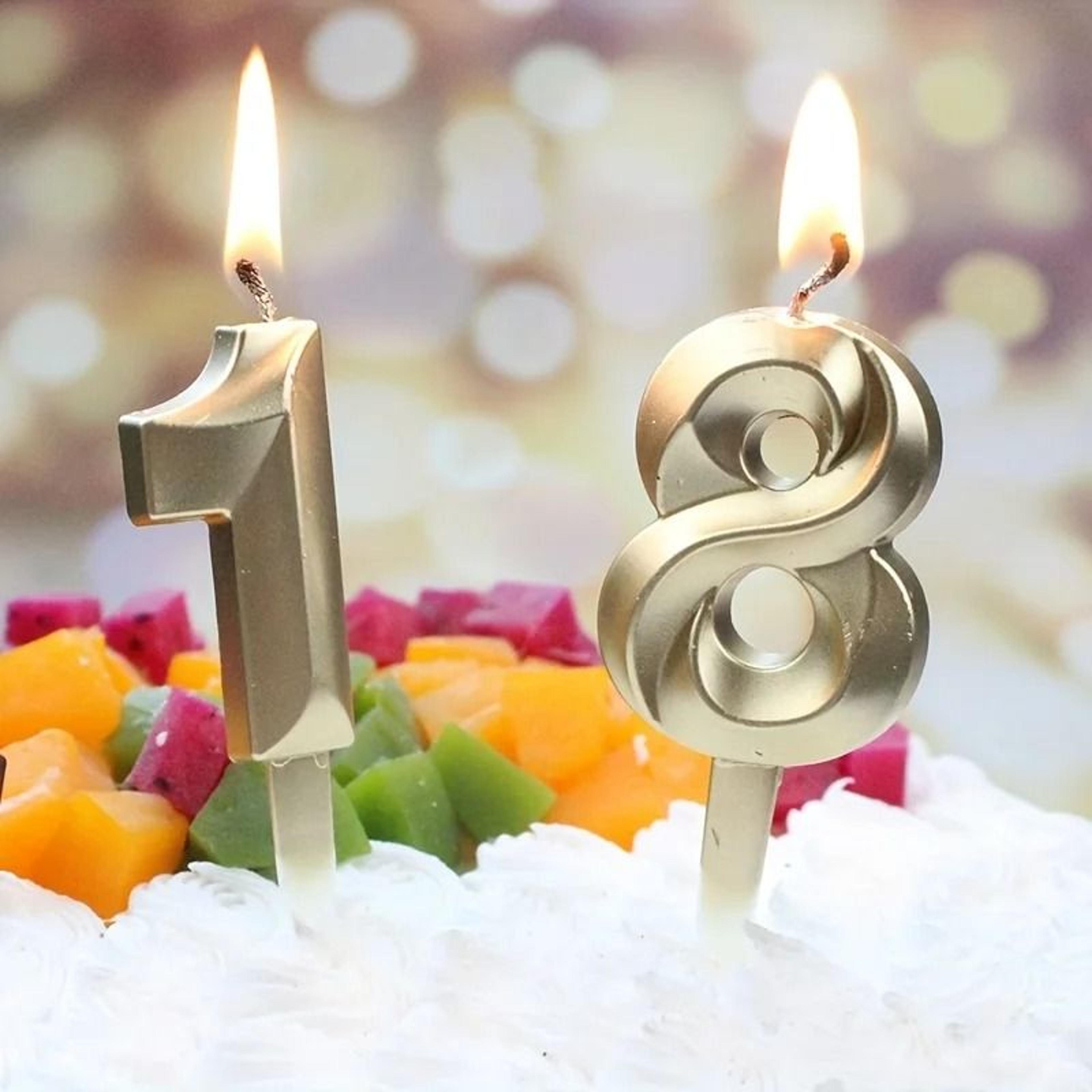 creative gold diamond 3d number candle – elegant large birthday cake topper for party supplies & anniversary celebration