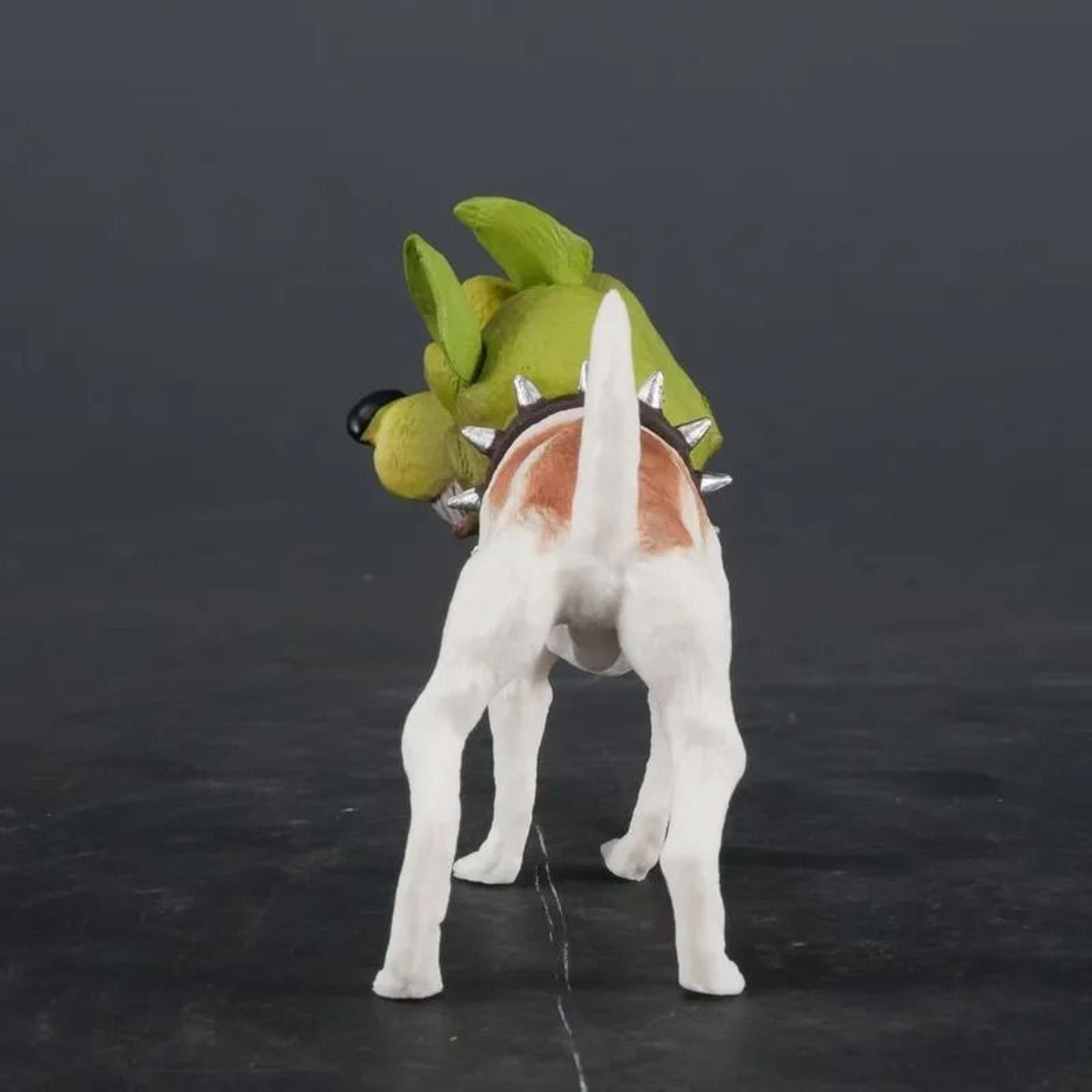 2D Dog In Disguise Desk Figurine  Quirky Handmade Dog Statue  Unique Home Decor Ornament 4