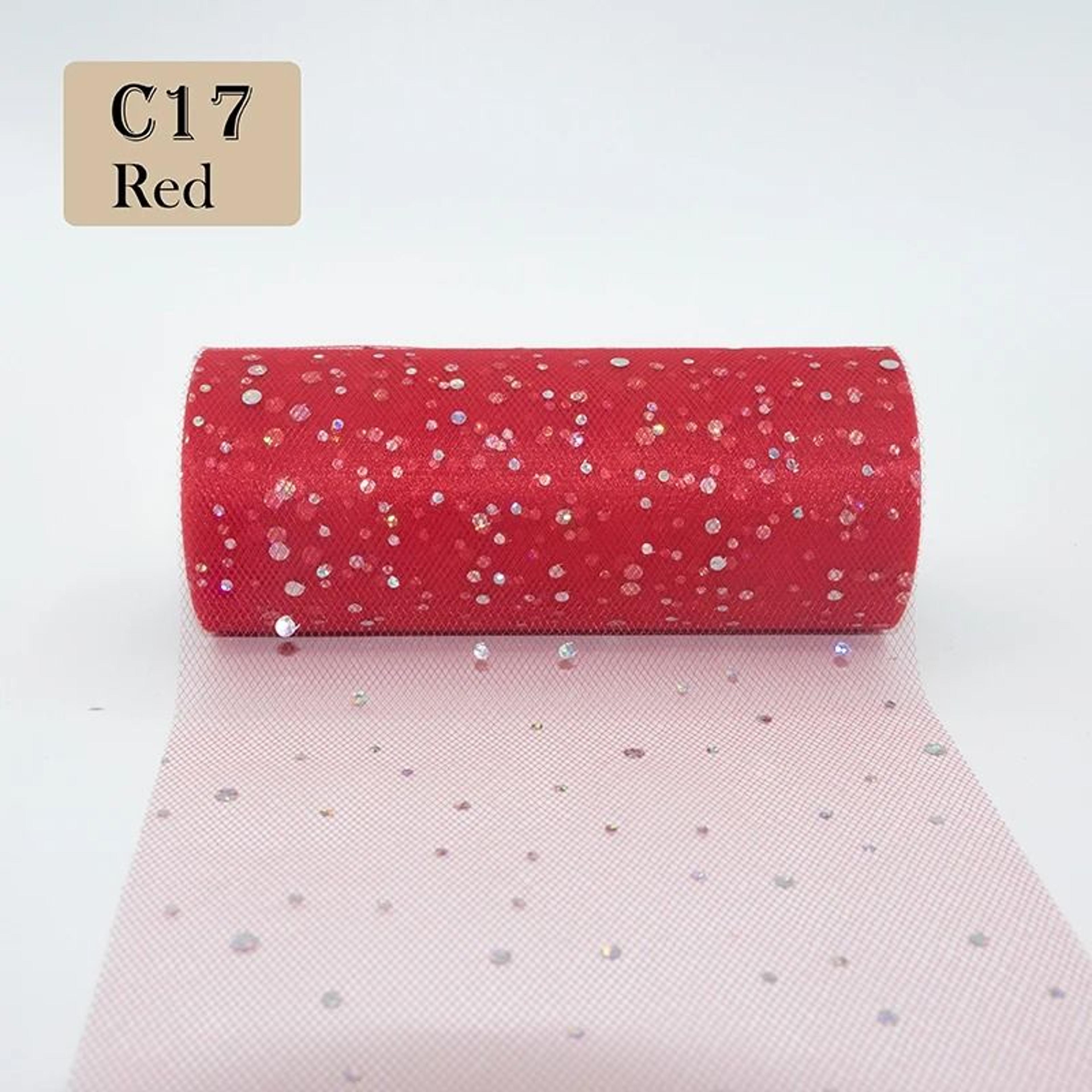 Sparkling Laser Tulle Mesh Spool 10 Yards 15cm  Sheer Glitter Fabric Roll For Wedding Decor DIY Ski 13