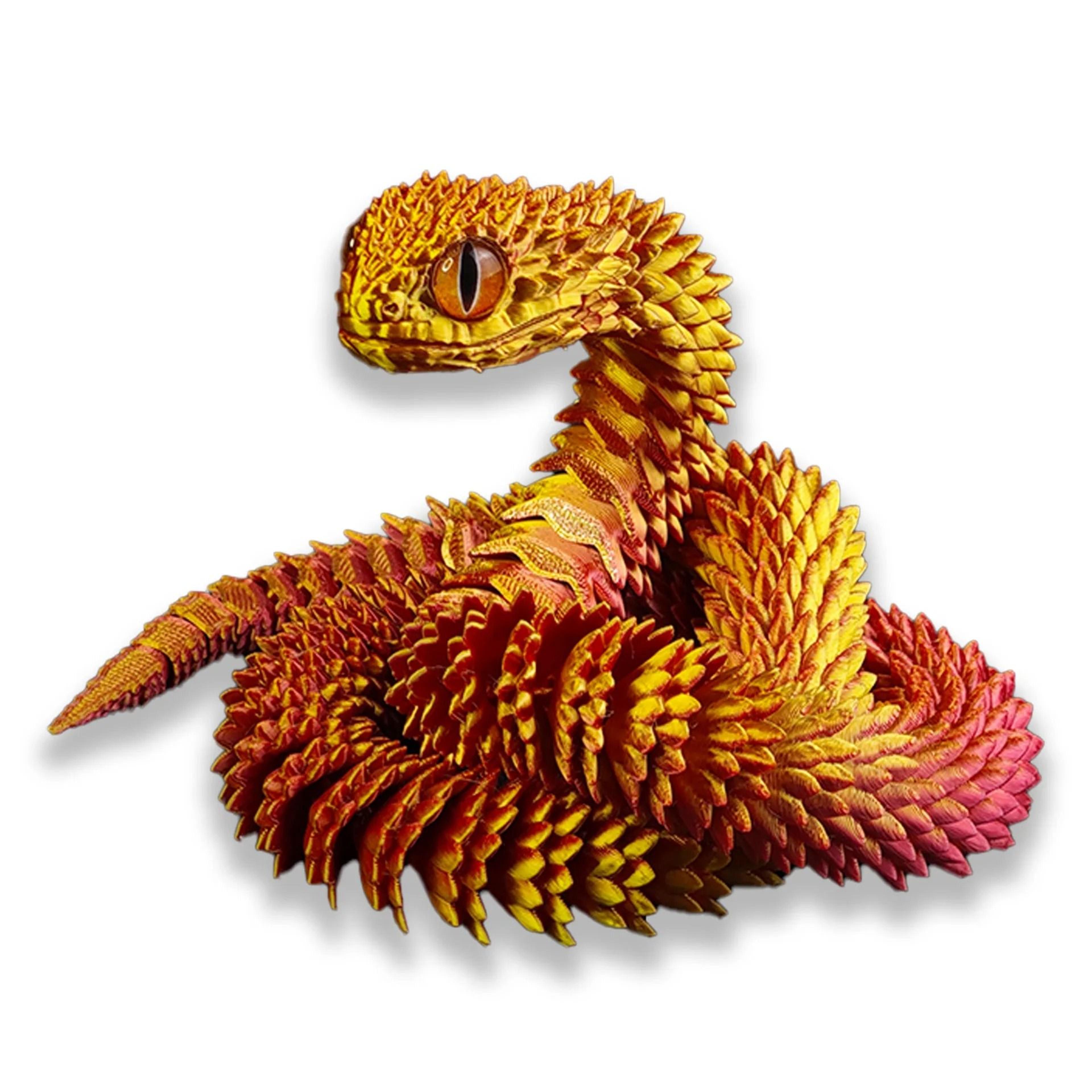 3D Printed Snake Movable Joint Simulation Figurine Creative Desktop Ornament New Year Gift And Fidg 13