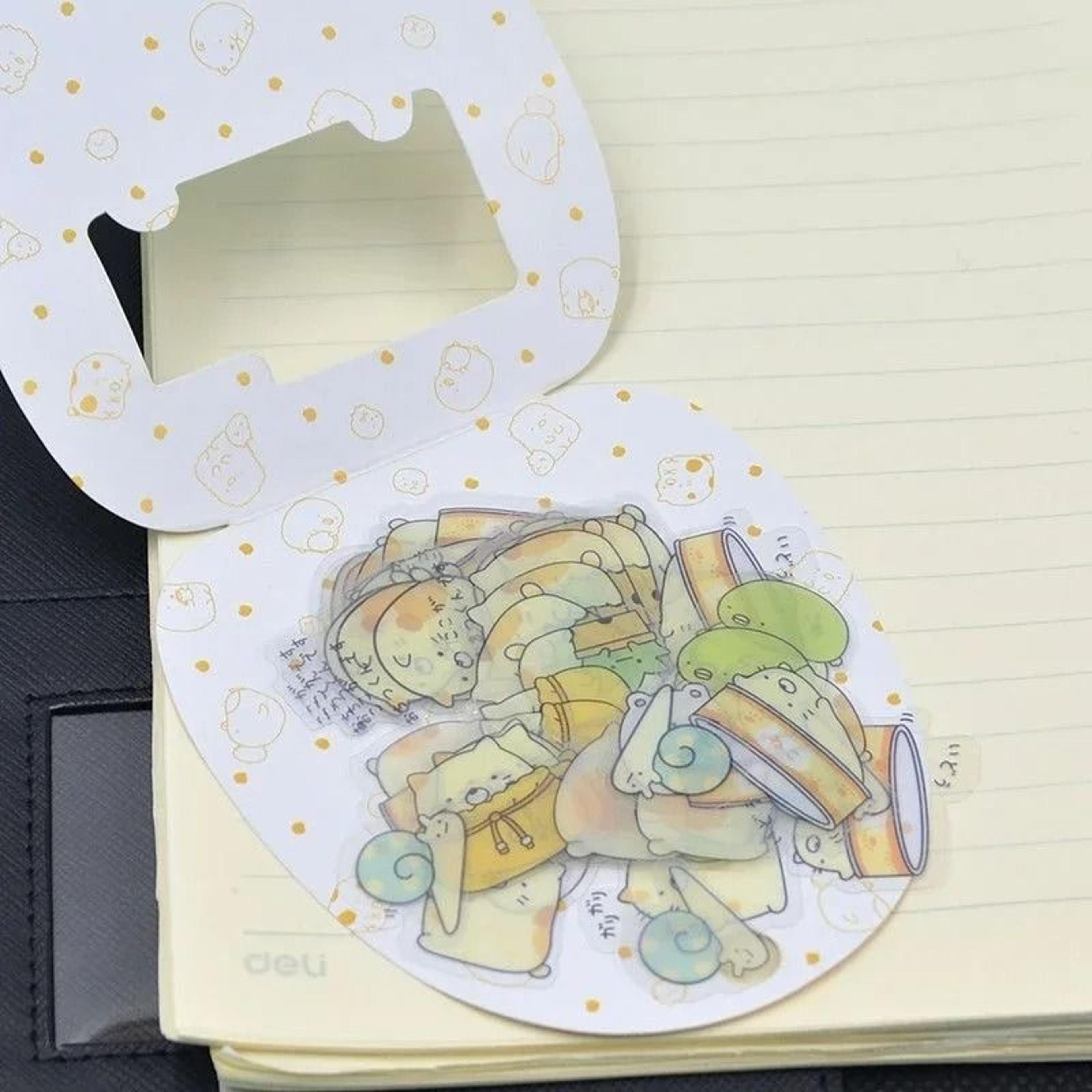 50 Pcs Cute Japanese Sumikko Gurashi Sticker Flakes Bag Sack Animals Scrapbooking DIY Crafts Statio 2
