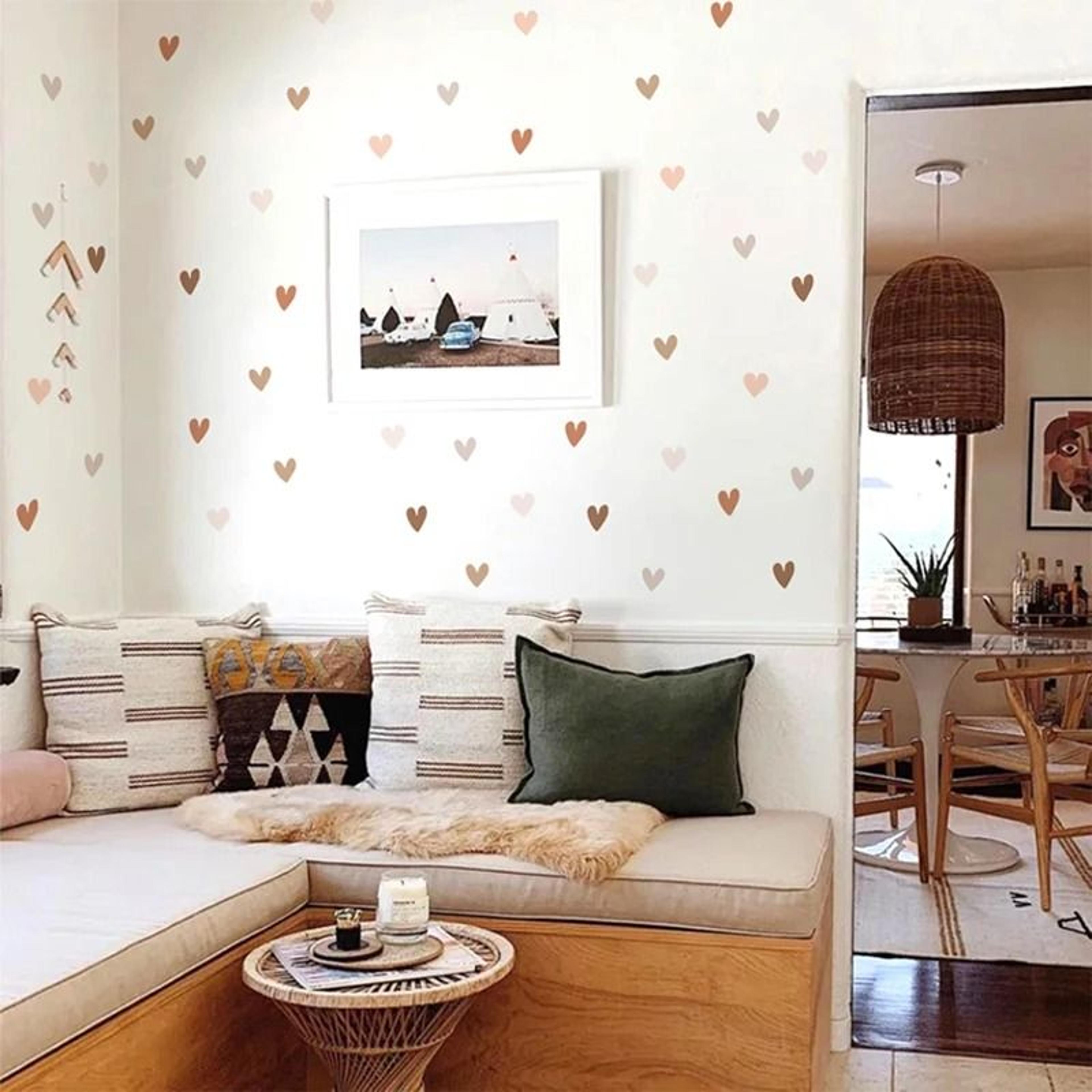 Boho Hearts Creative Wall Sticker Vinyl Decals Nursery Wall Art Mural Kids Bedroom Home Decor 1