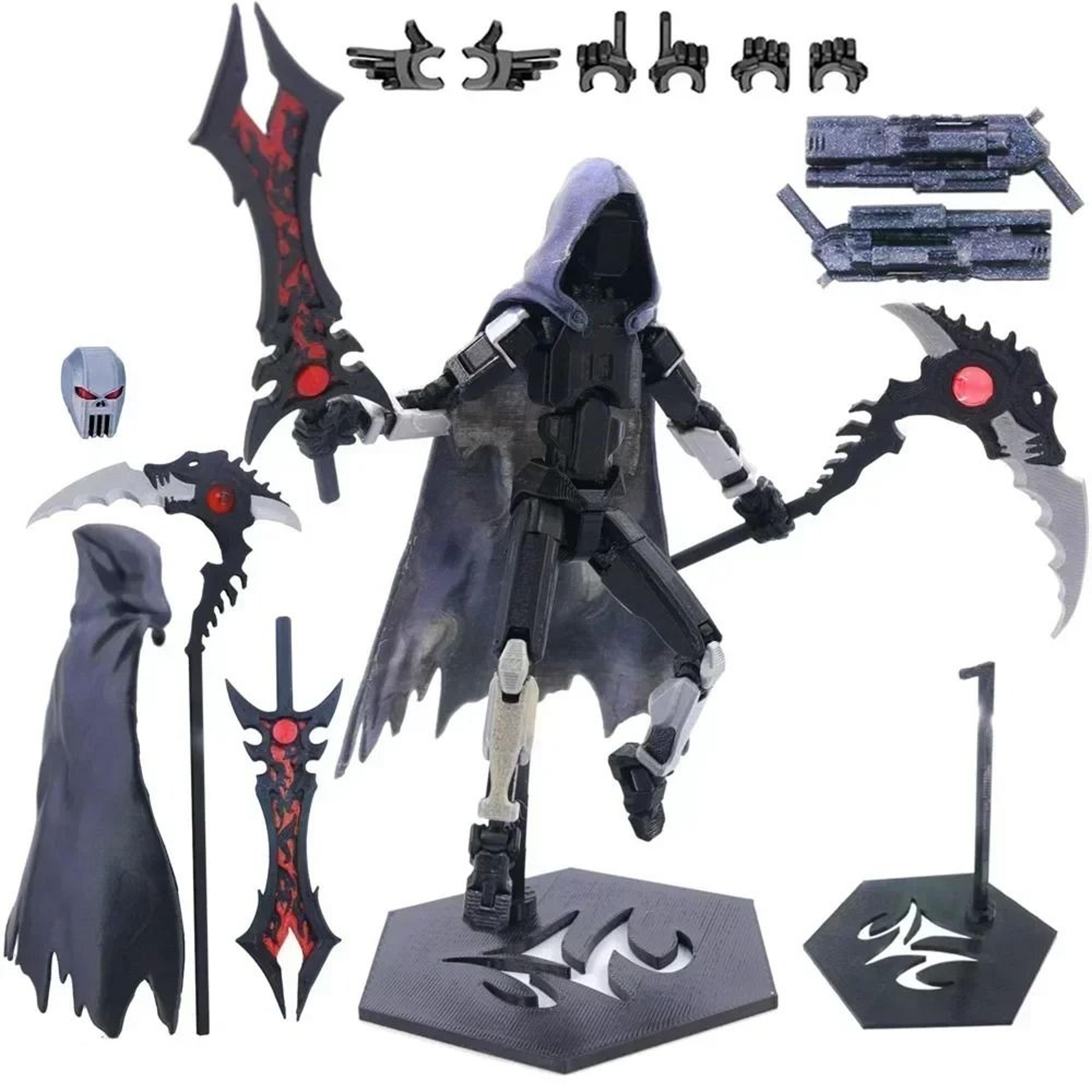 13 Action Figure Death Swordsman Titan Multi Jointed Movable Dummy Figure T13 Lucky 13 Nova Desktop 6