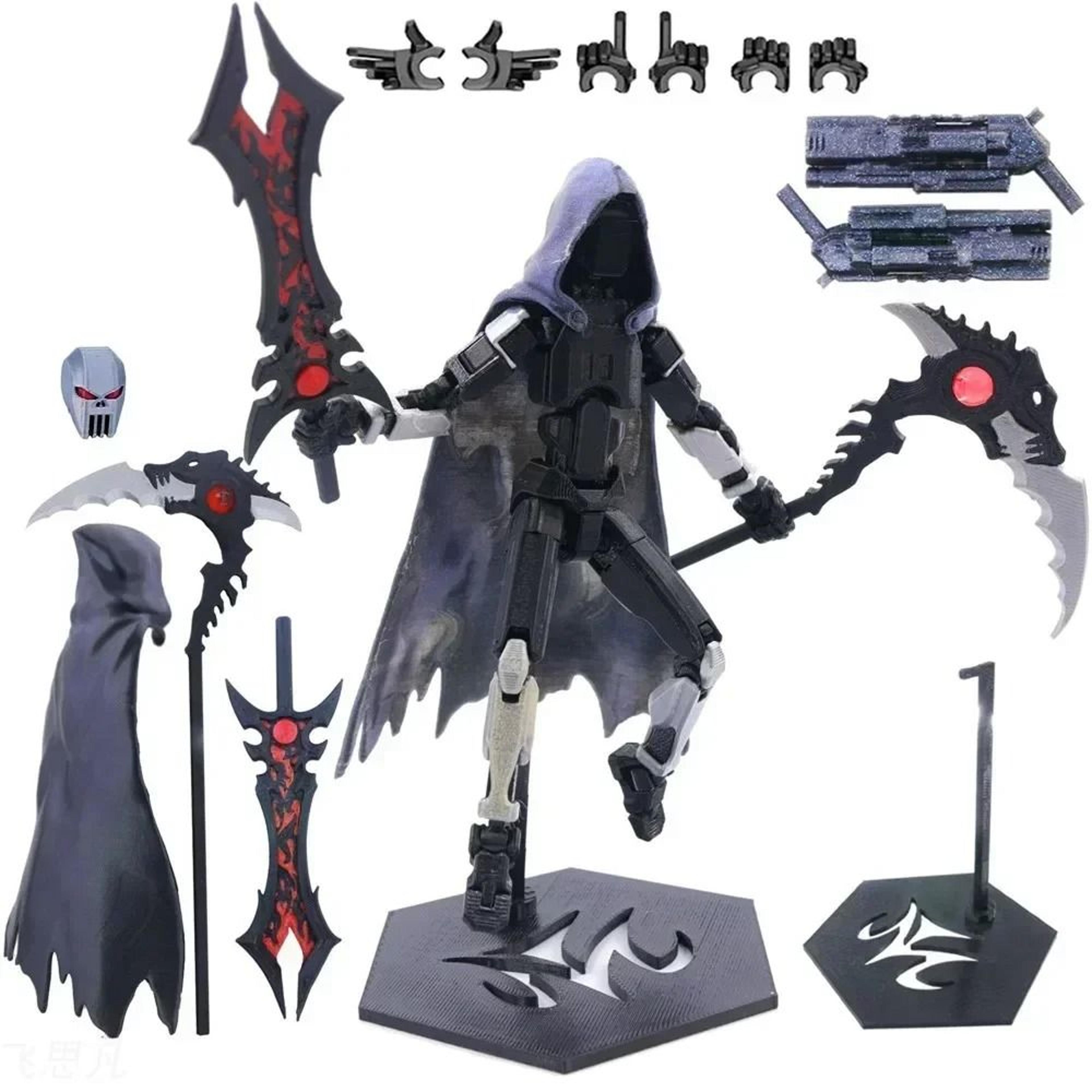 13 Action Figure Death Swordsman Titan Multi Jointed Movable Dummy Figure T13 Lucky 13 Nova Desktop 3