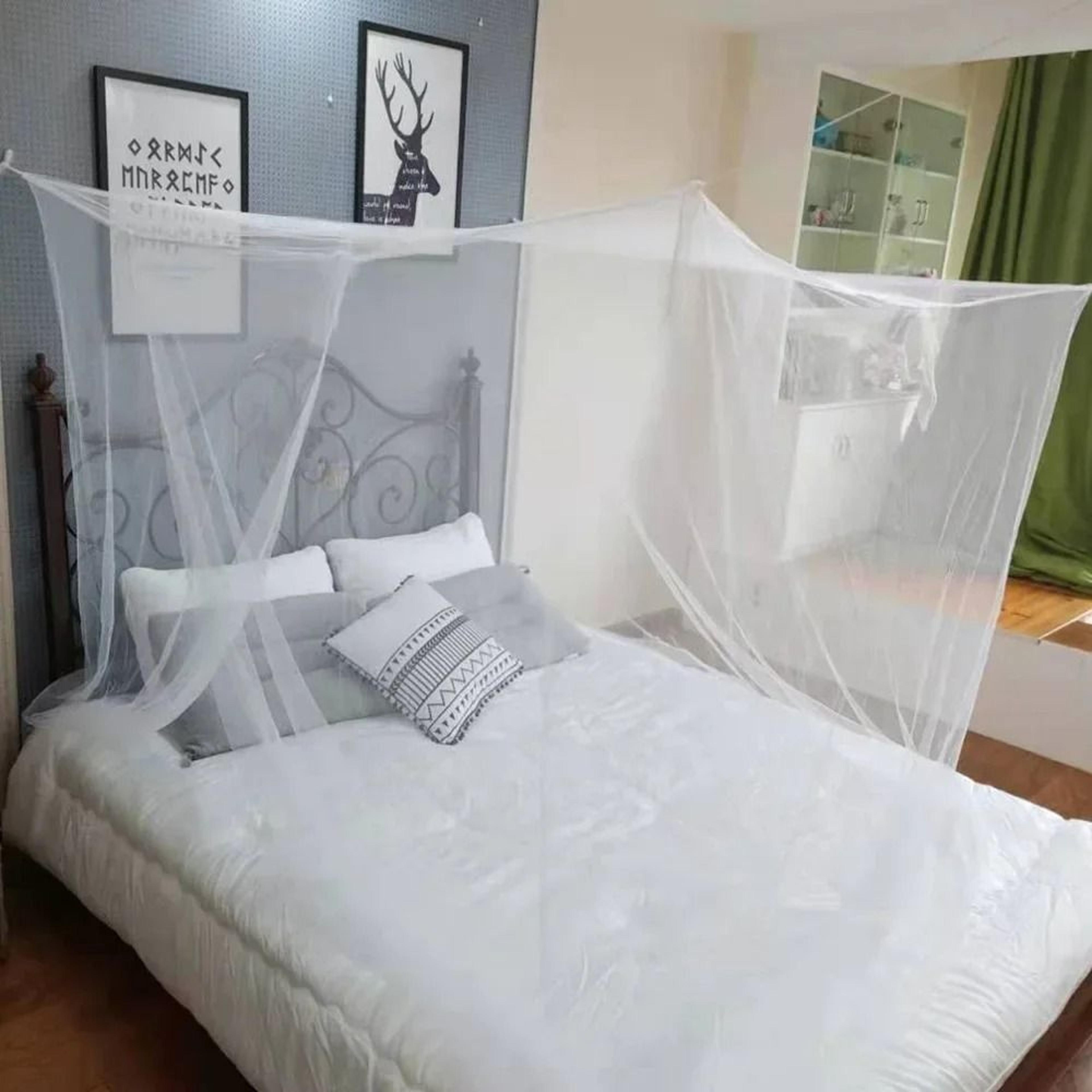 Portable Single Opening Encrypted Mosquito Net Easy Install Bedroom Bed Canopy Netting 5