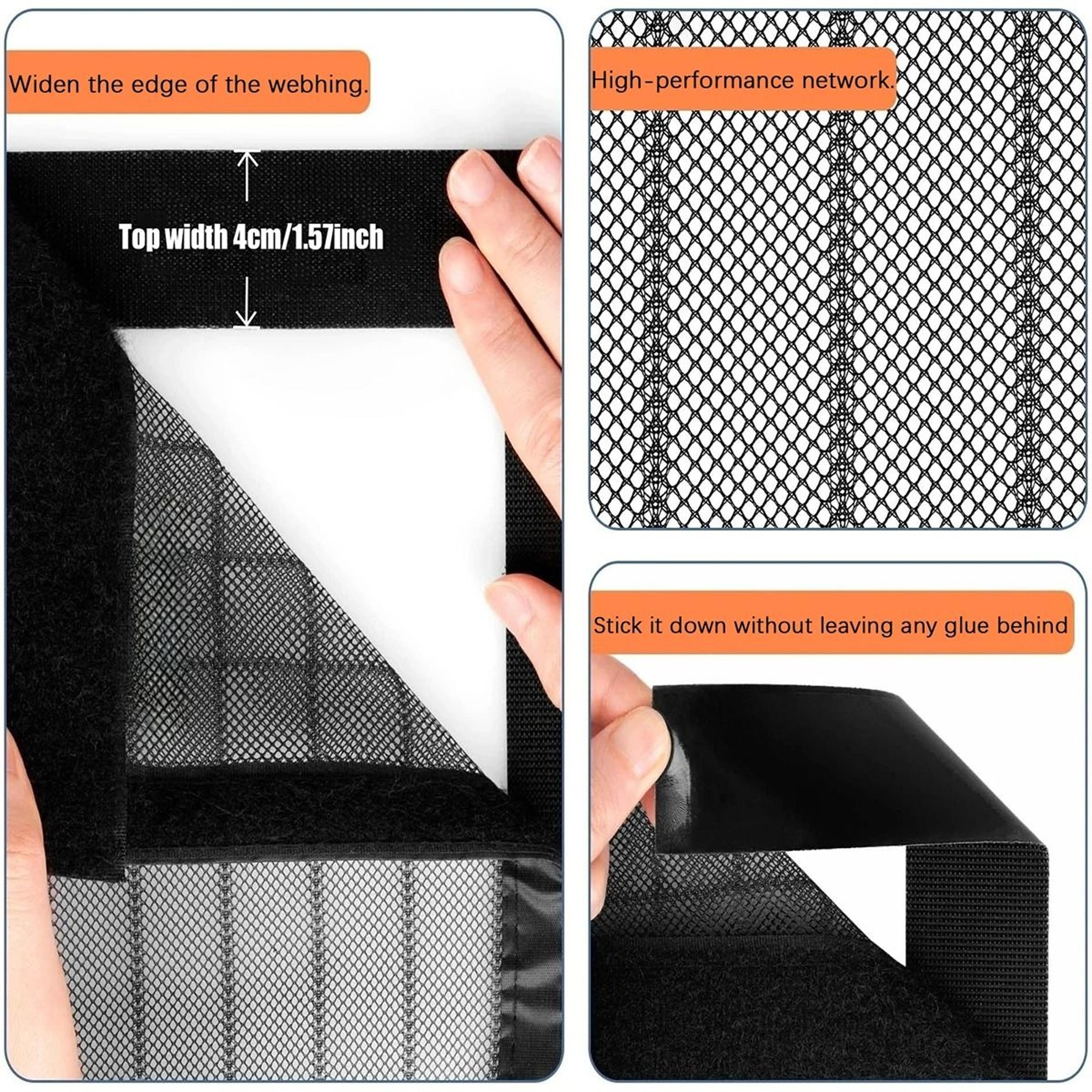 Magnetic Screen Door Curtain Insect Proof Mesh Netting Hands Free Magnetic Closure For Doors 3