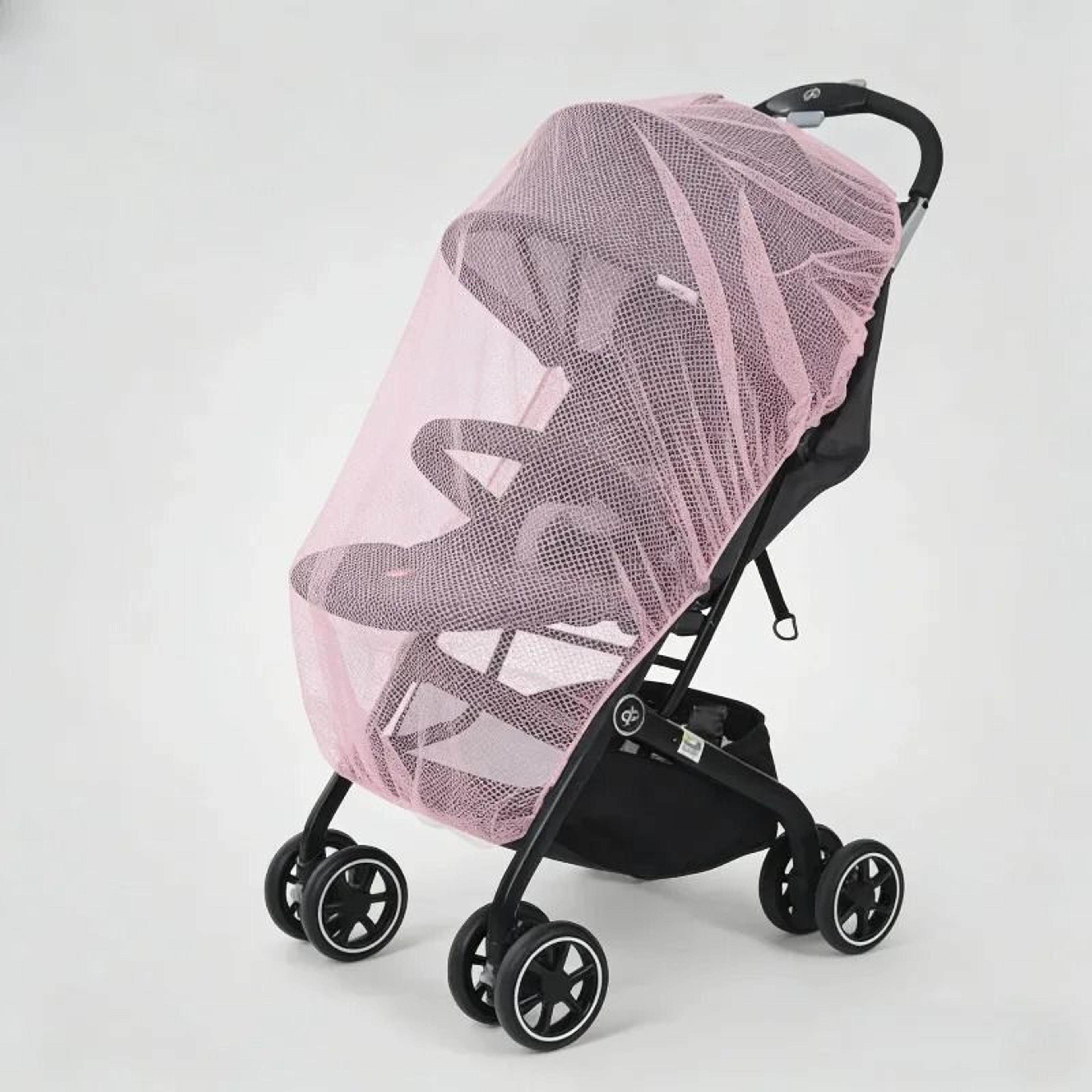 Universal Baby Stroller Mosquito Net Elastic Washable Mesh Protective Cover For Bassinets And Cribs 8