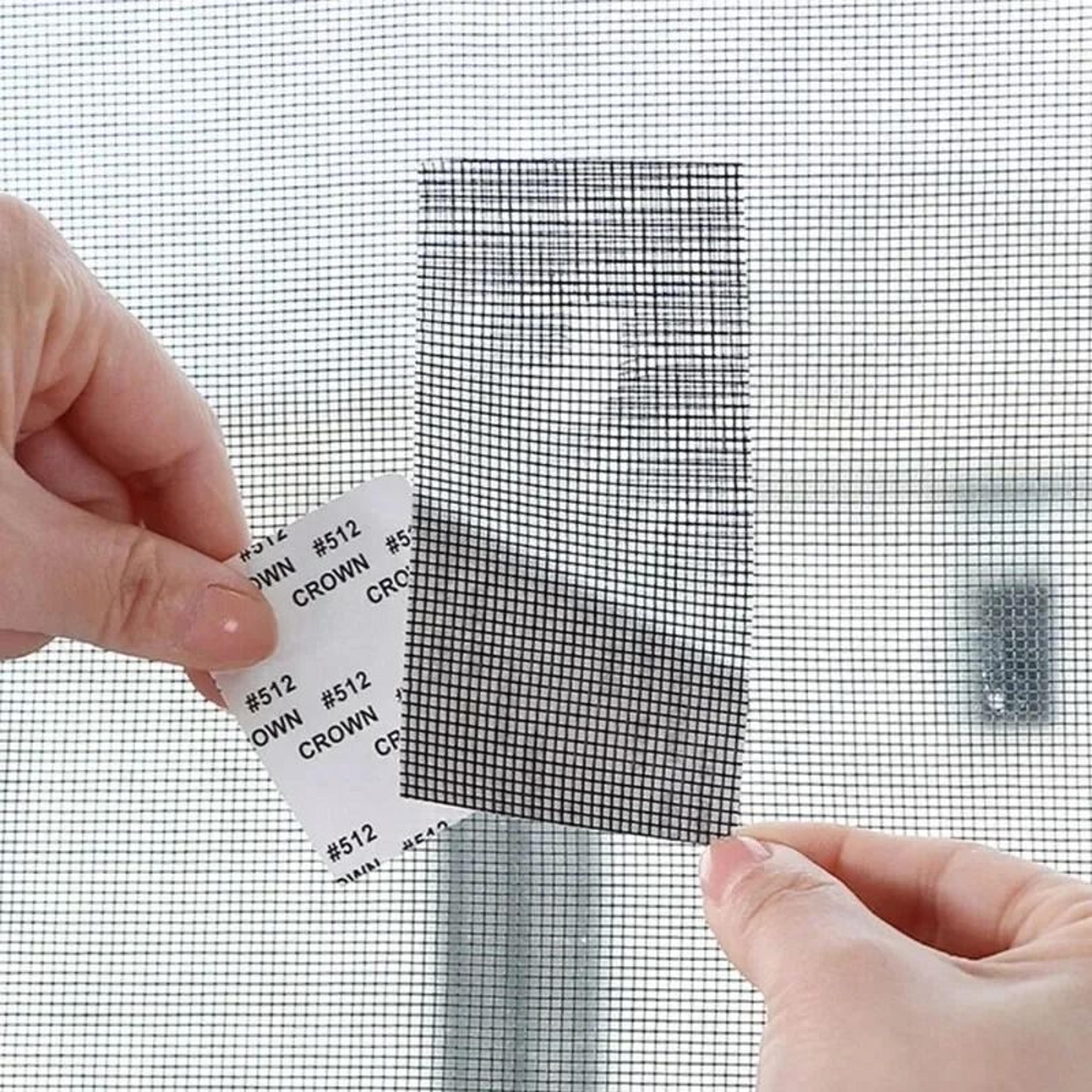 waterproof self adhesive screen repair tape roll 2in x 6.5ft mesh repair patch grid