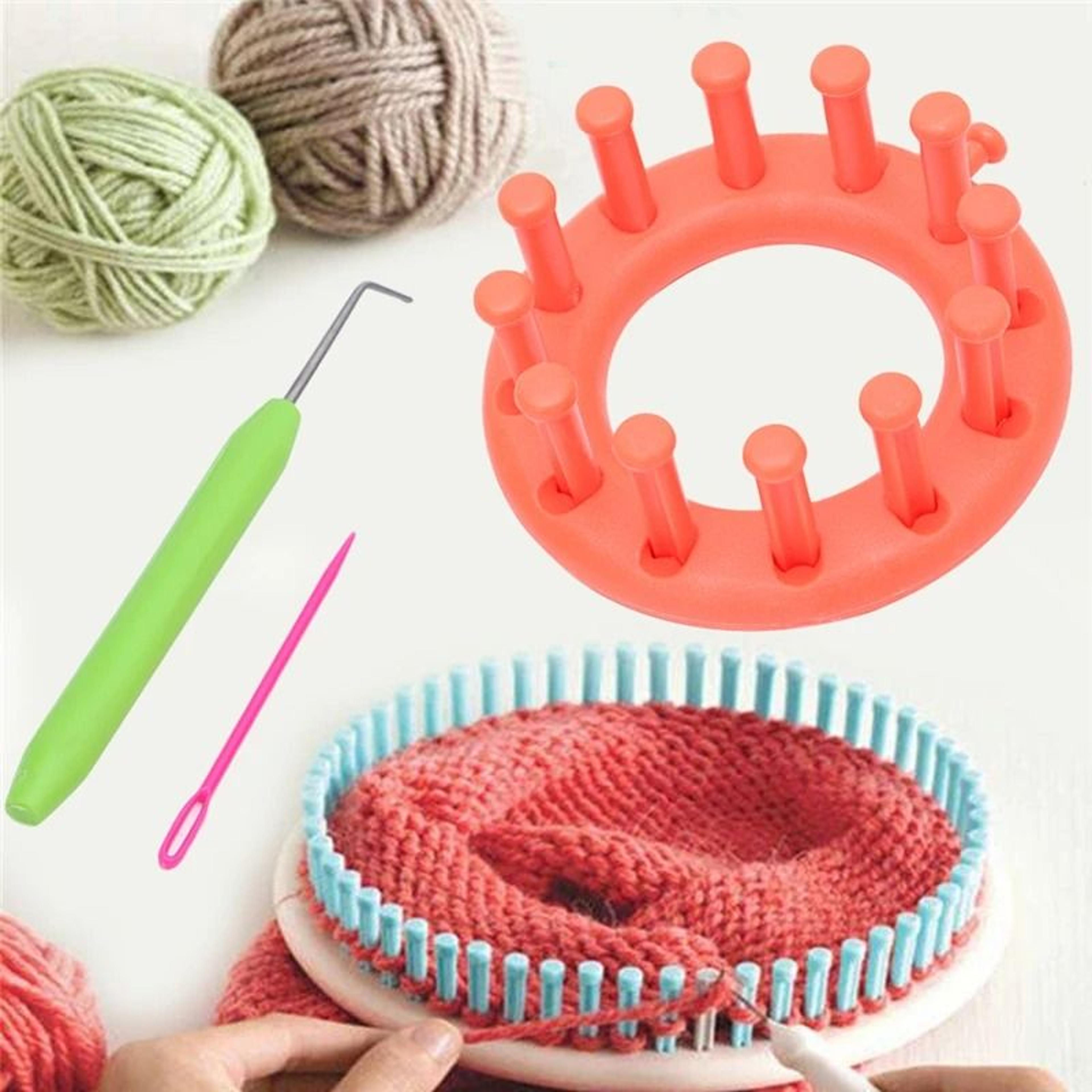 Circular Knitter Knitting Loom Needle Hook Tool For Sweater Hat Wool Crafting 1