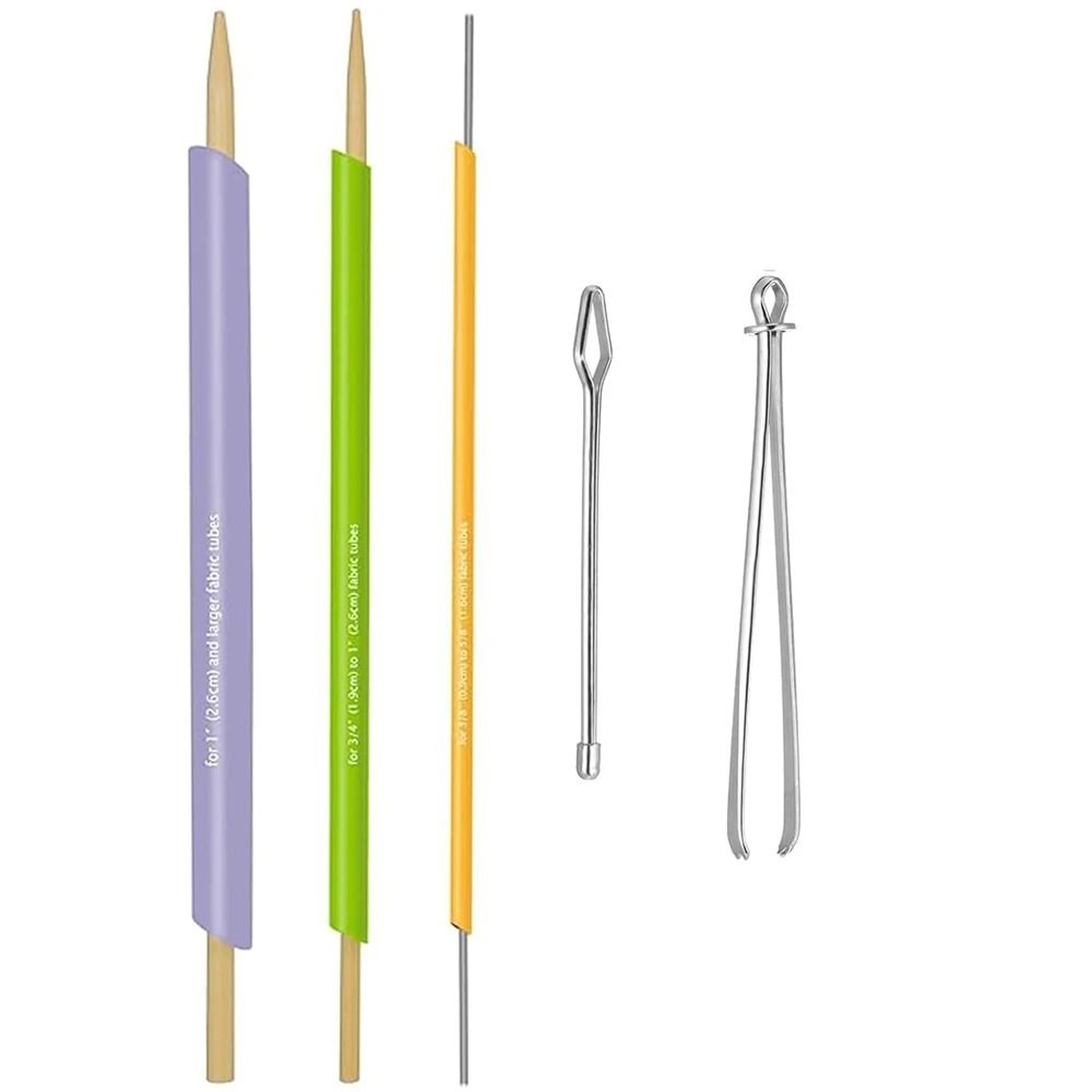 13 Pieces Quick Tube Fabric And Drawstring Threading Threader Set For Sewing Bags Cloth Doll Making 9