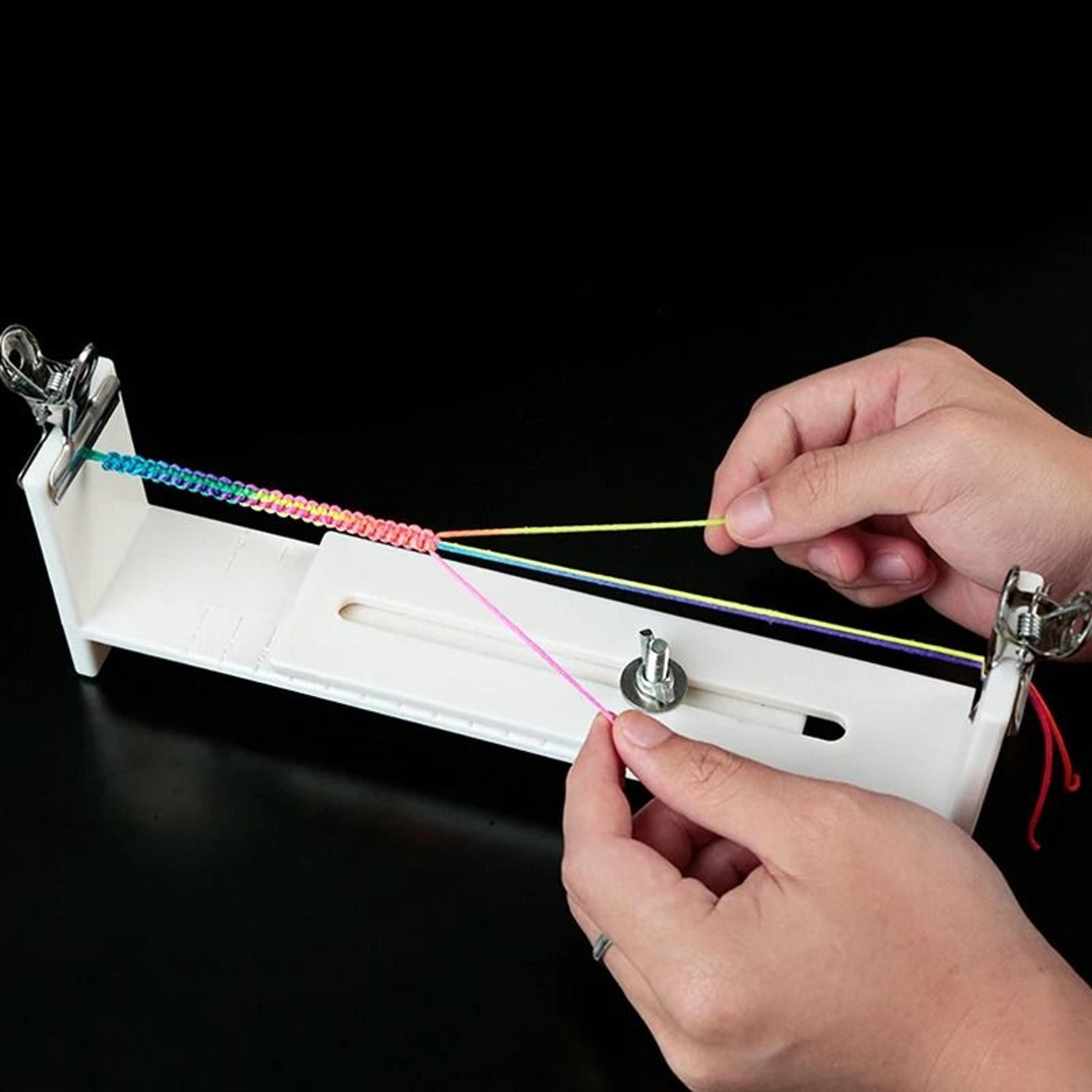 DIY Bracelet Red Rope Braiding Frame Handmade Fixed Jig Tool 0