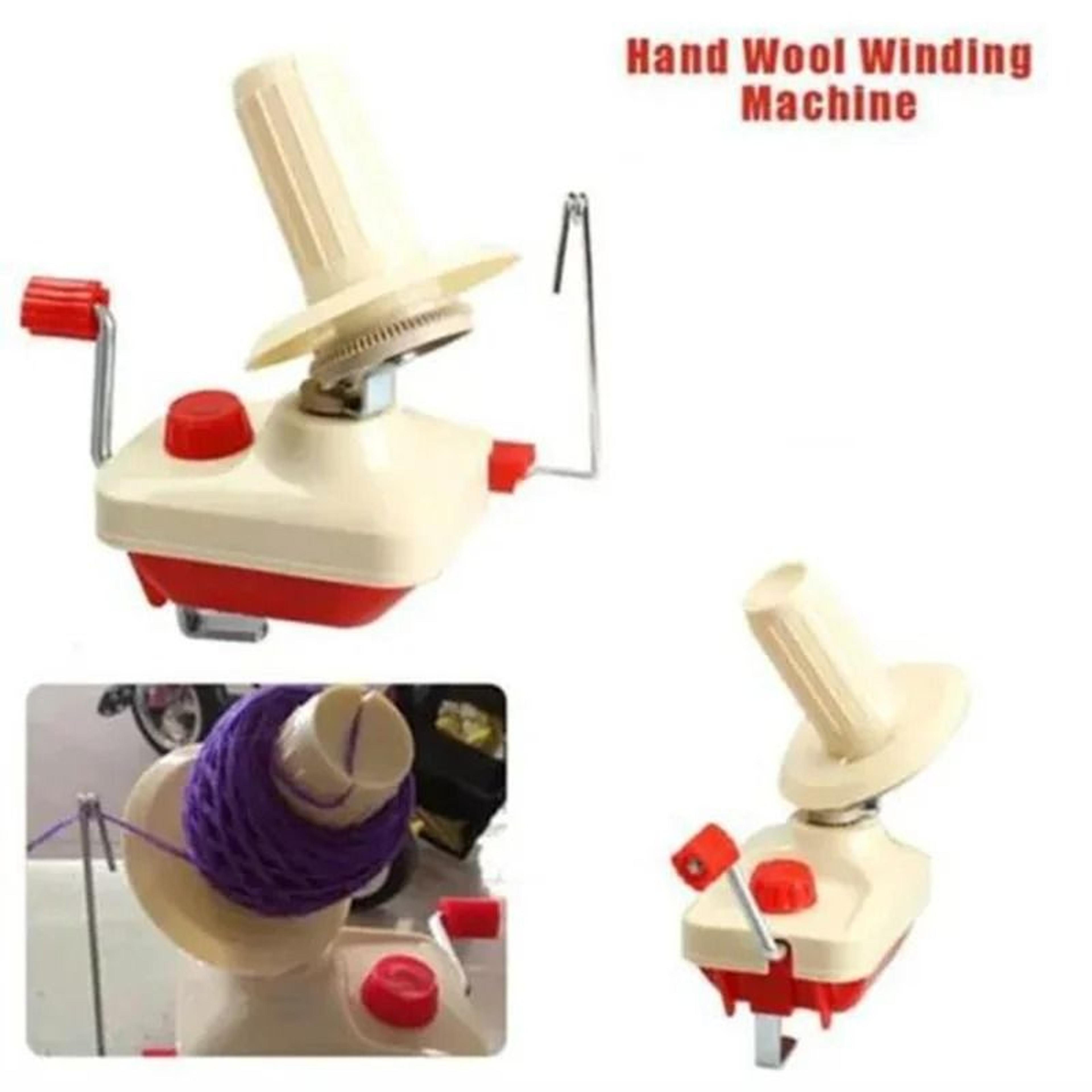 Small Hand Operated Cable Needle Wool Winding Machine Swift Yarn Fiber String Ball Winder Holder 2