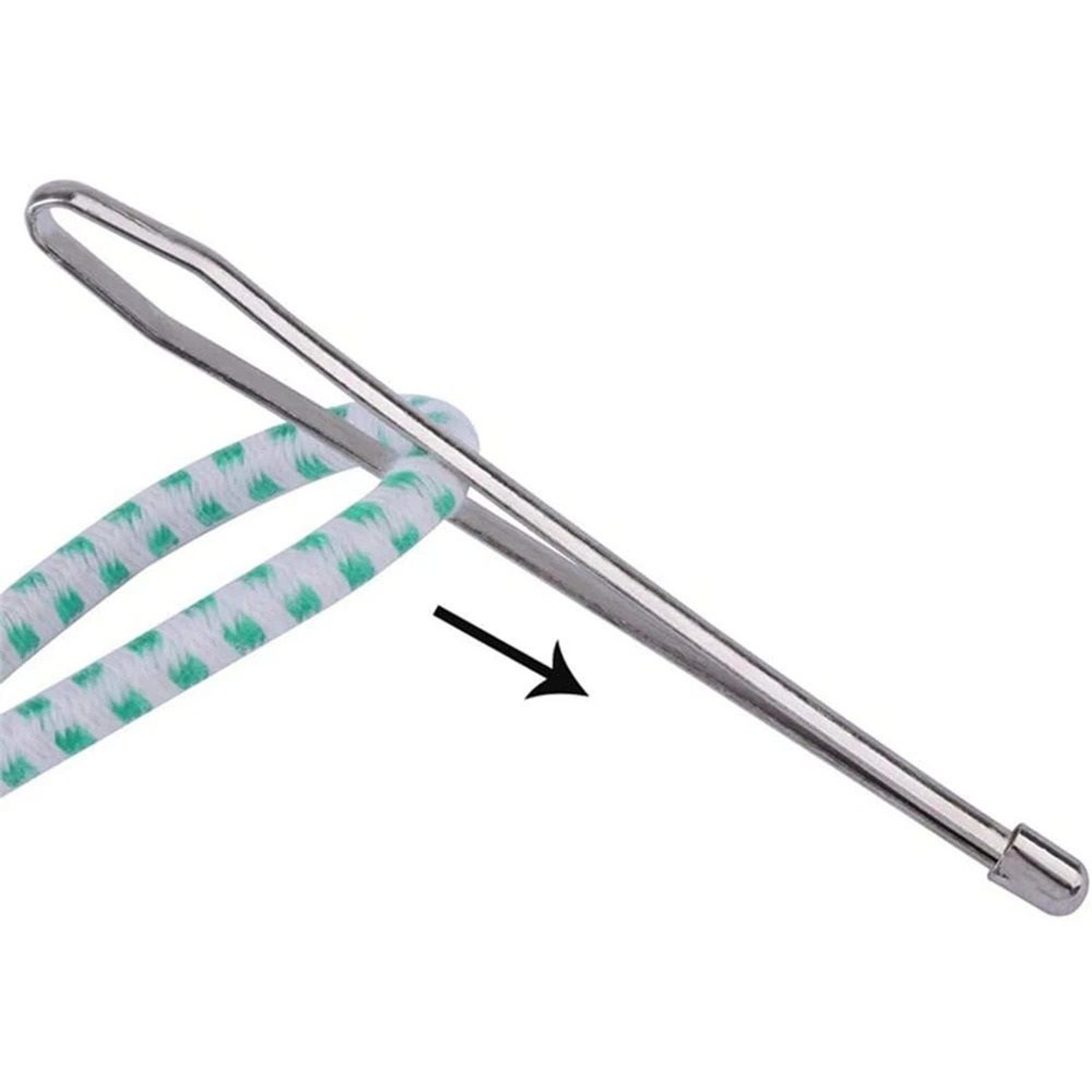 Easy Pull Bodkin Needle Threader Tweezer Metal Bodkin Tool For Elastic Ribbon Drawstring Tape Threa 4