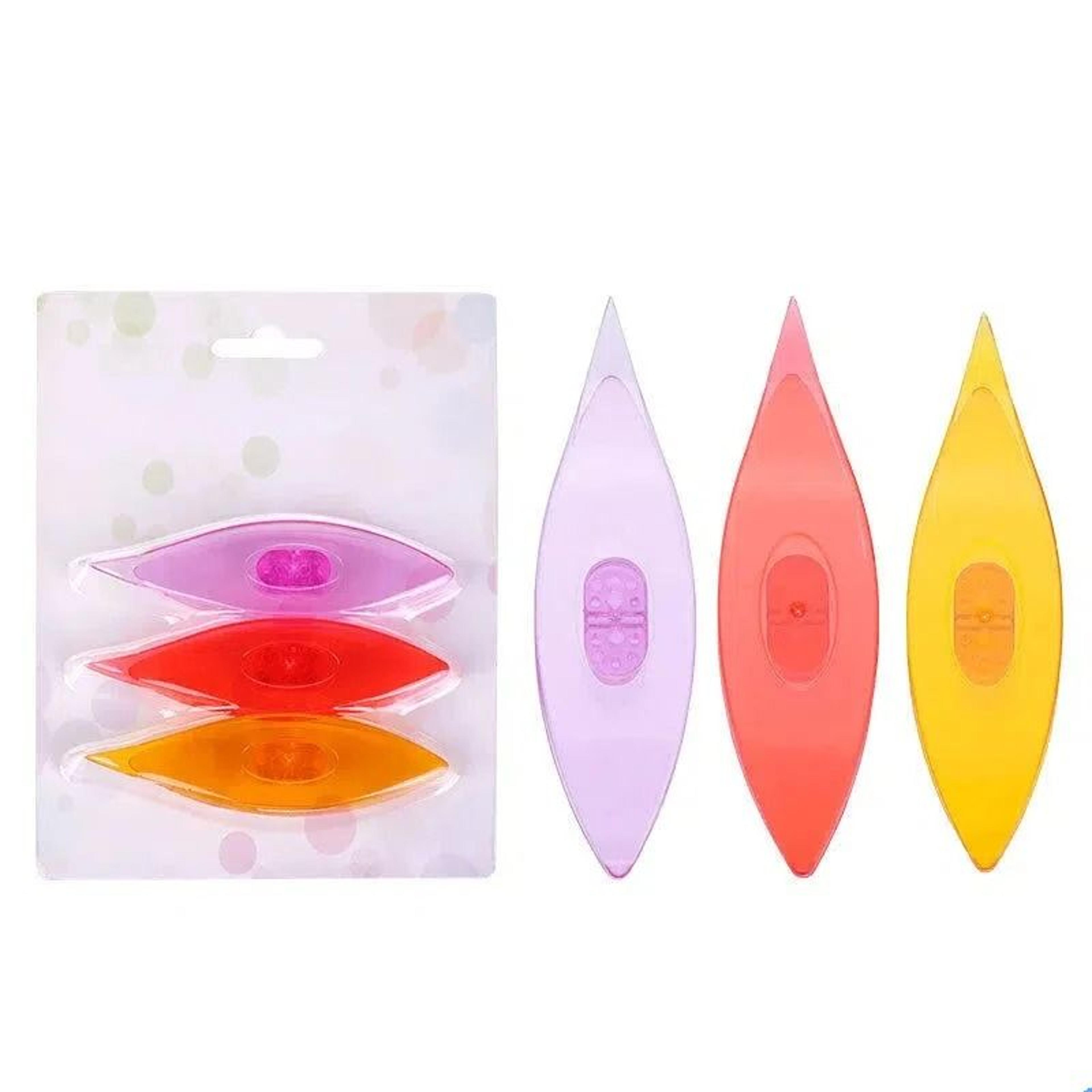 3 Pieces Plastic Tatting Shuttle Set For DIY Lace Making And Hand Weaving 9