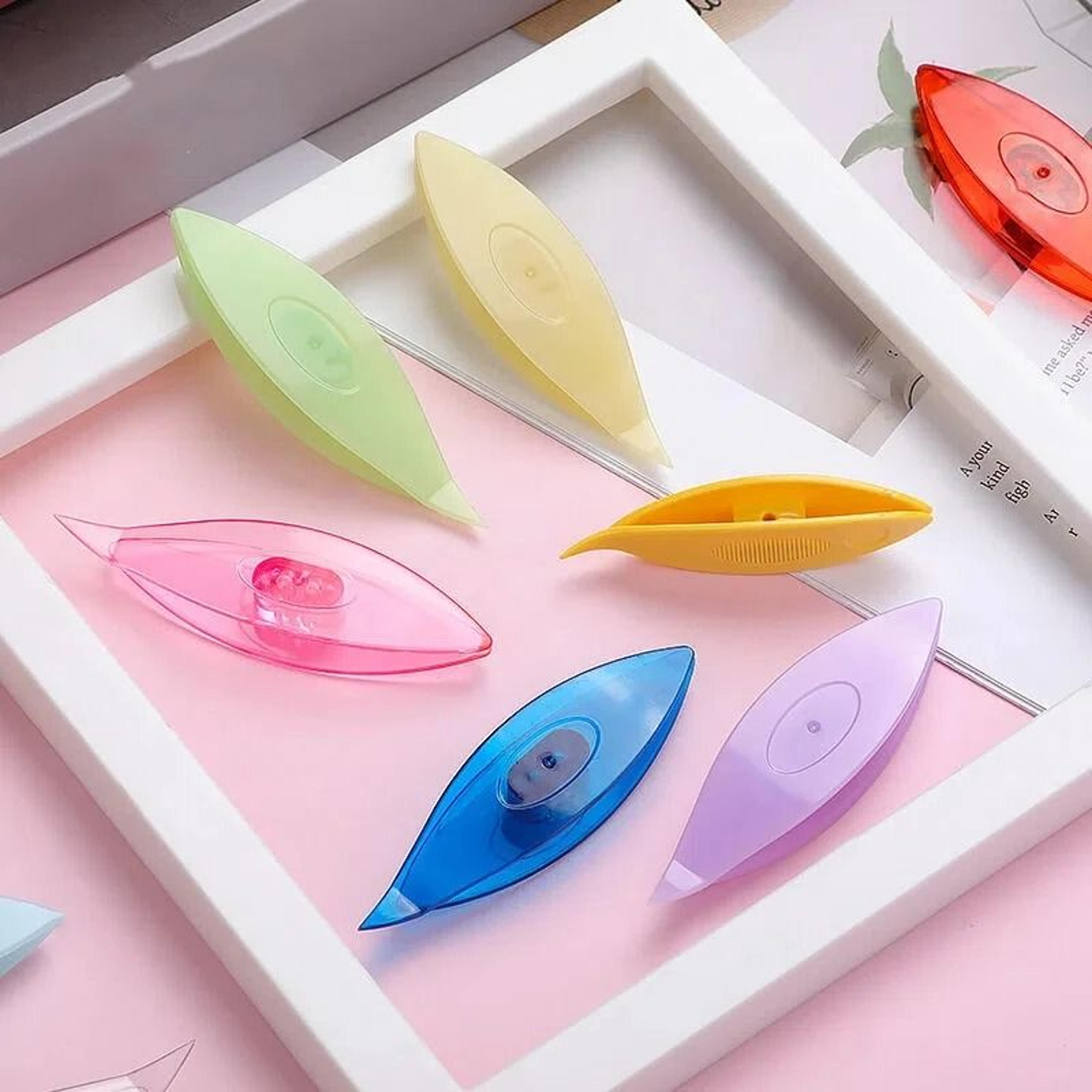 3 pieces plastic tatting shuttle set for diy lace making and hand weaving