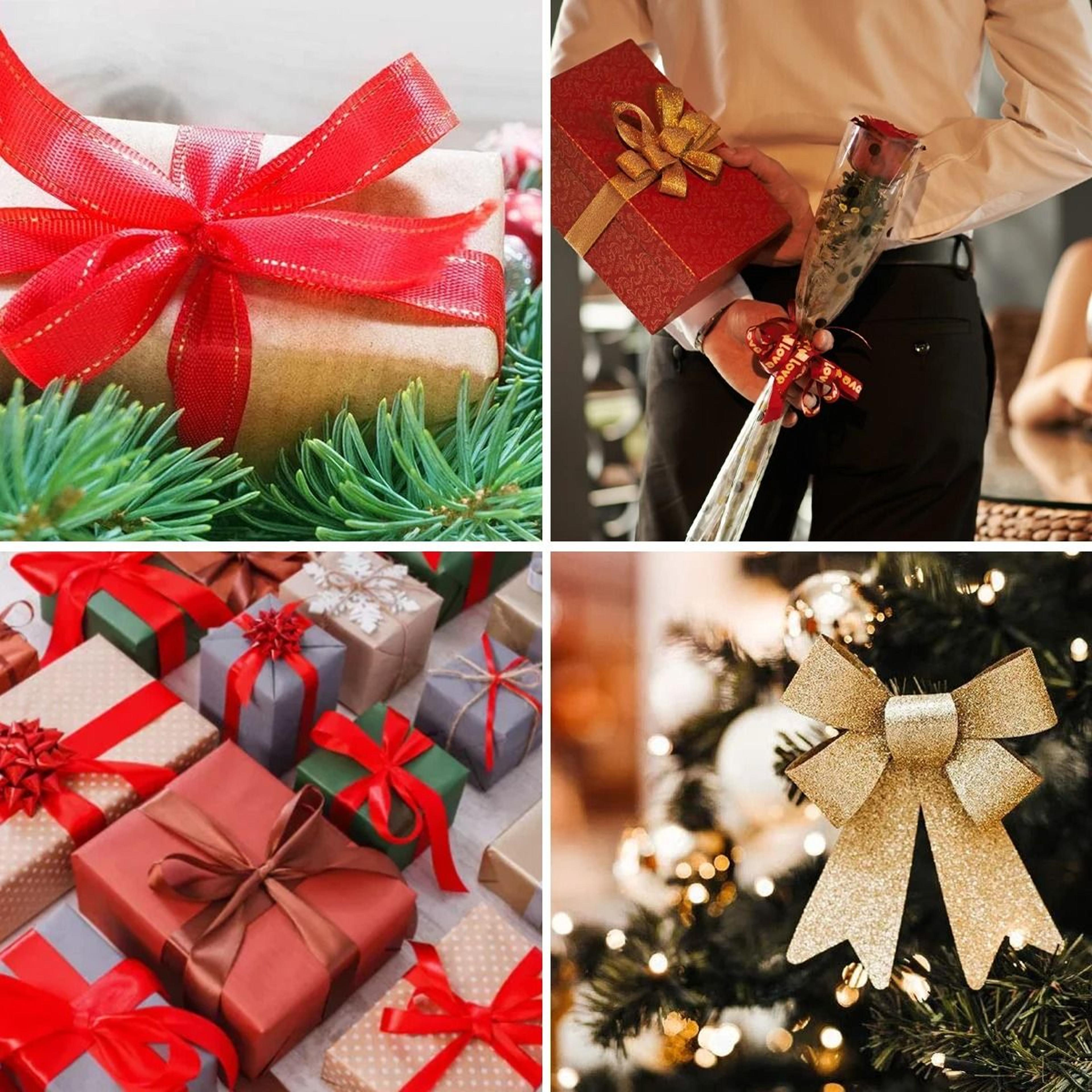 Extended Wooden Bow Maker Tool For Ribbon Wreaths Holiday Decor Corsages 5