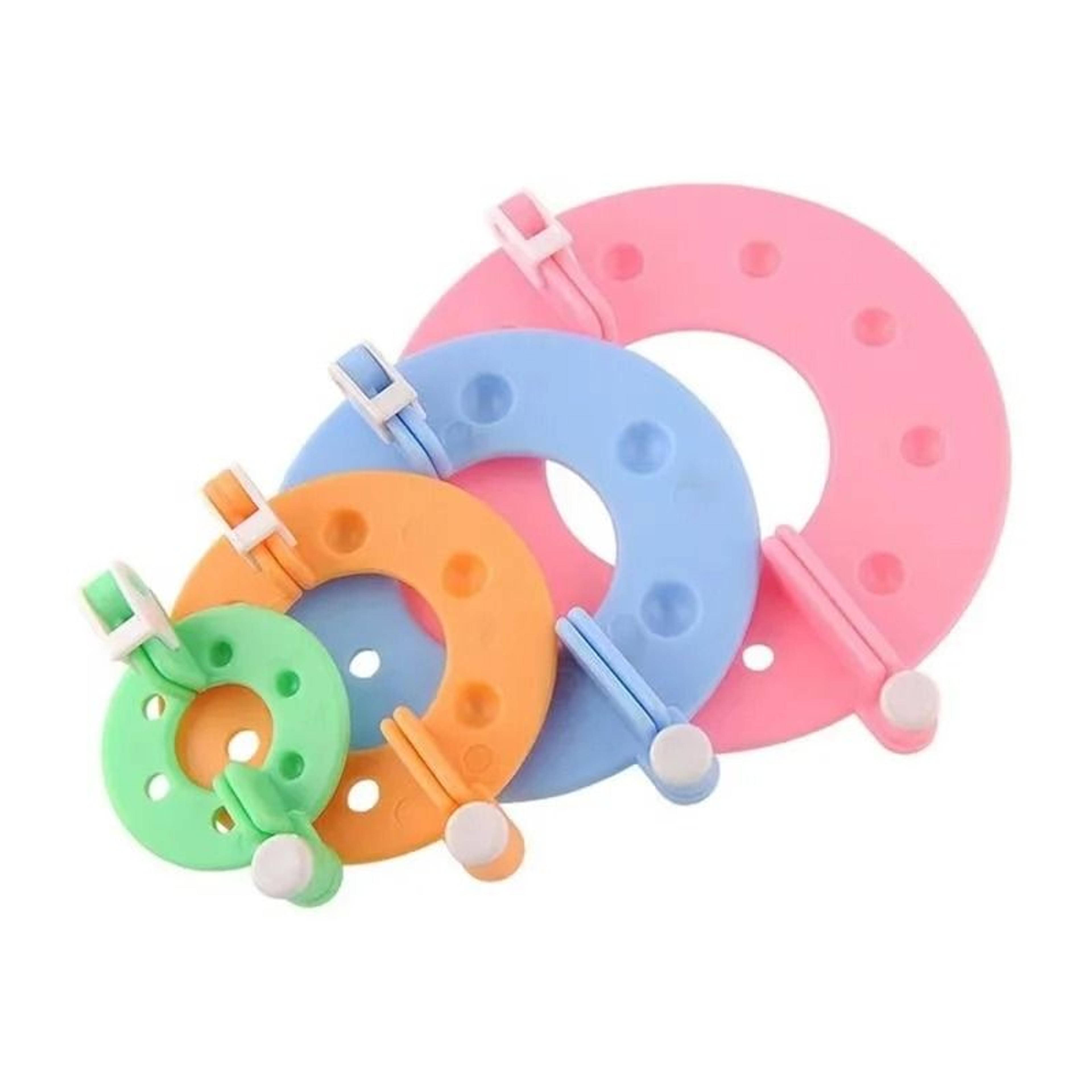 4 Sizes DIY Pom Pom Maker Fluff Ball Weaver Set For Craft Knitting 6