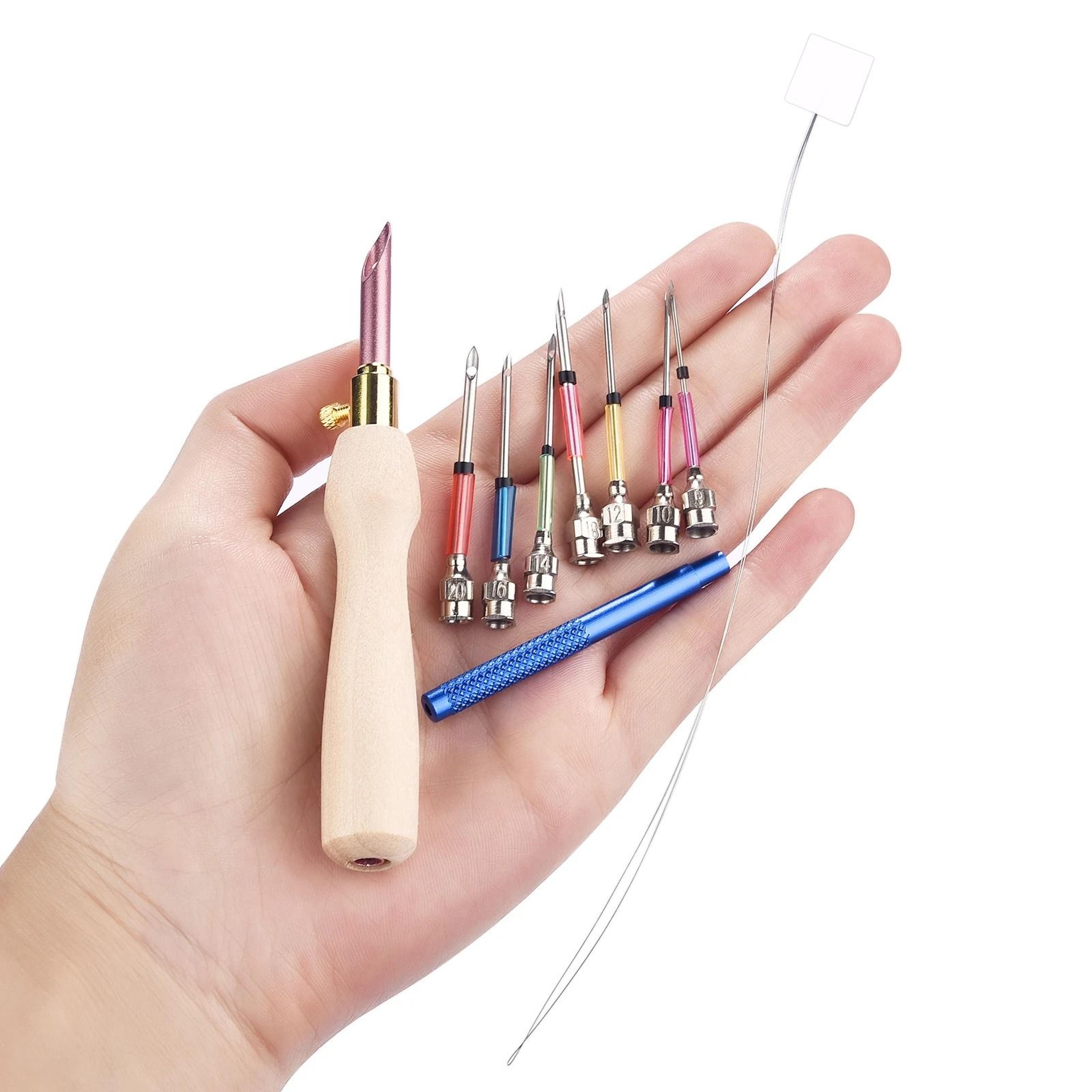 Punch Needle Embroidery Stitching Tool Kit With Wire Needle Threaders 3
