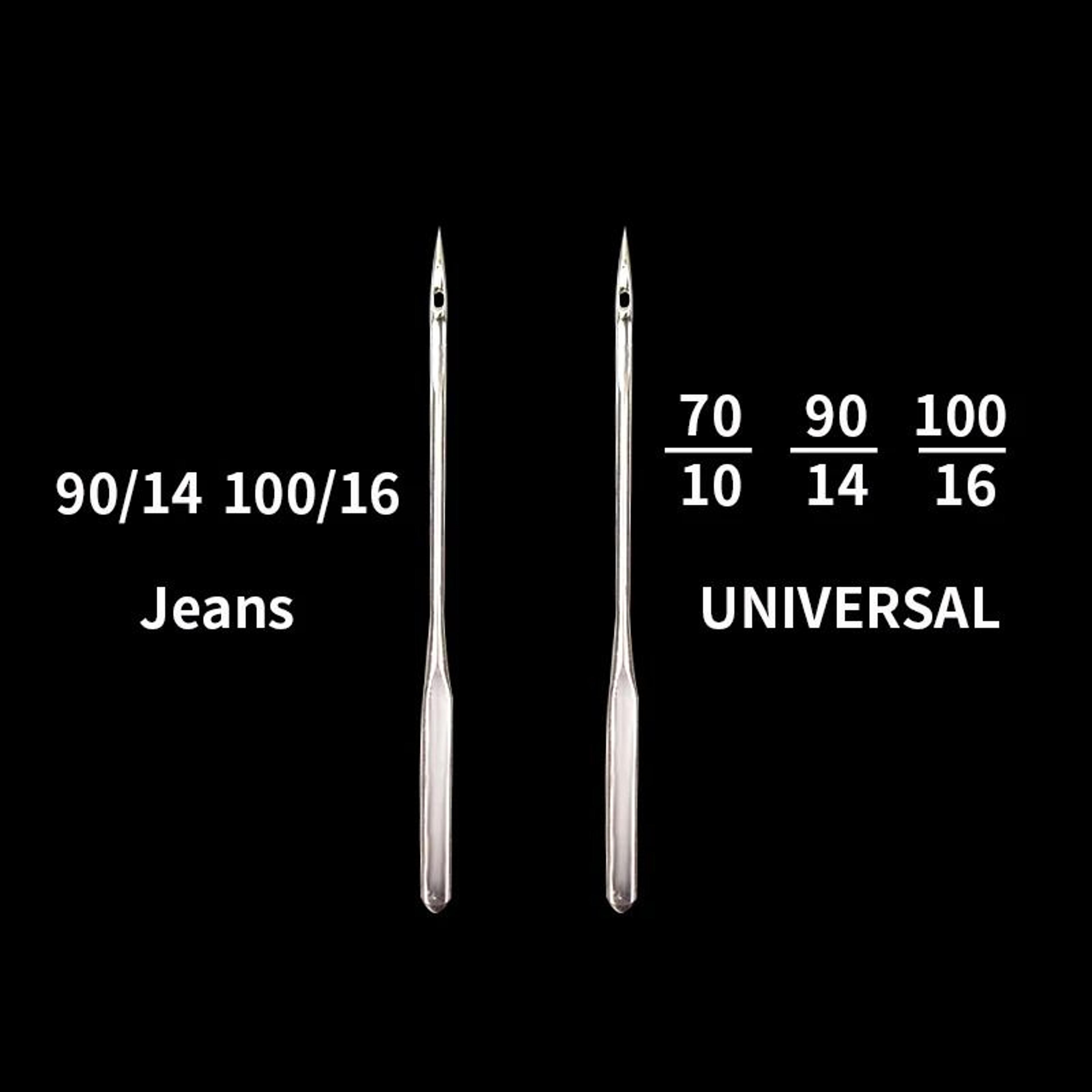 20 Pieces Universal Jeans Sewing Machine Needles Set Regular Point And Ball Point 3