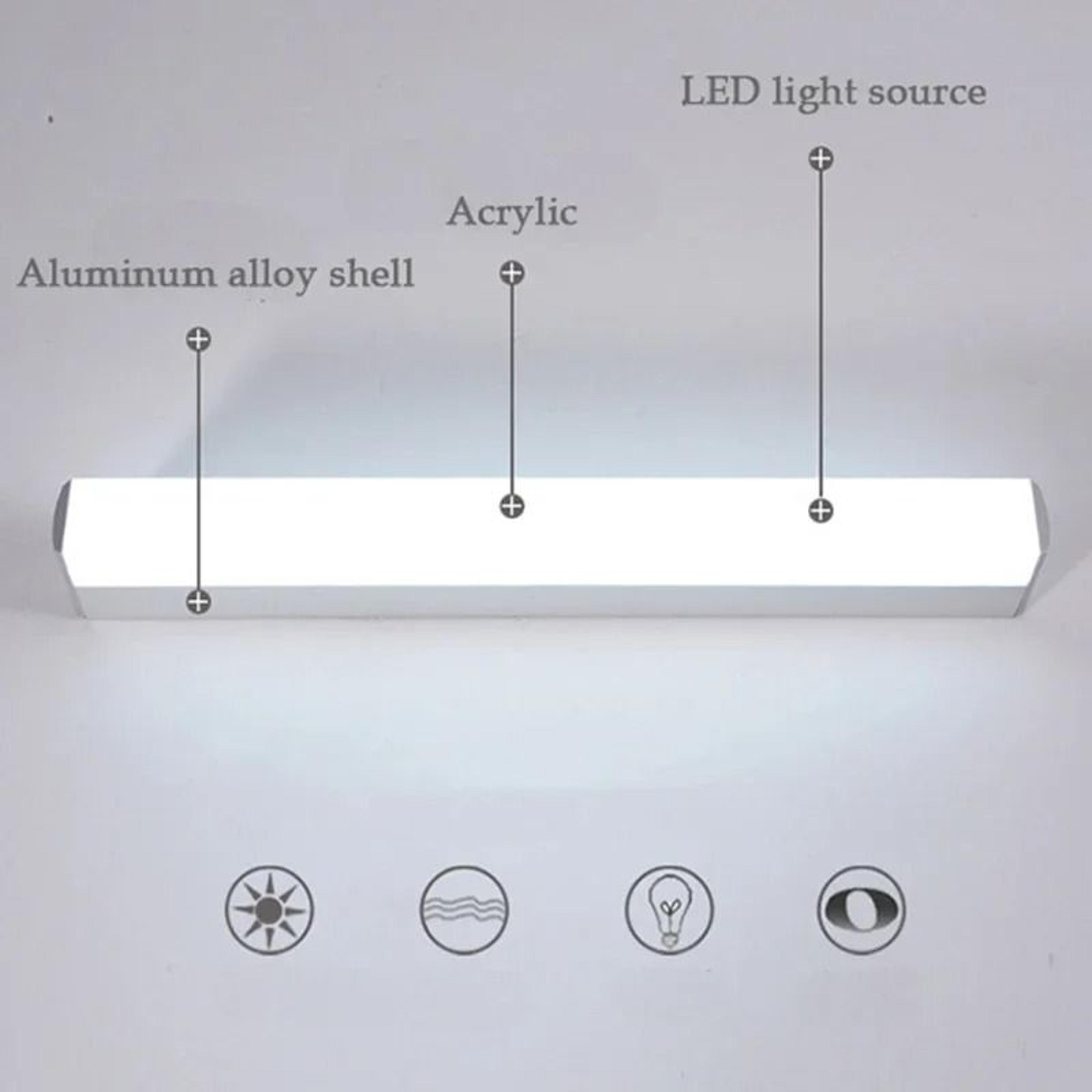Moisture Proof LED Mirror Wall Light 984 In 25 Cm And 1575 In 40 Cm Long Strip Lamp For Bathroom An 4