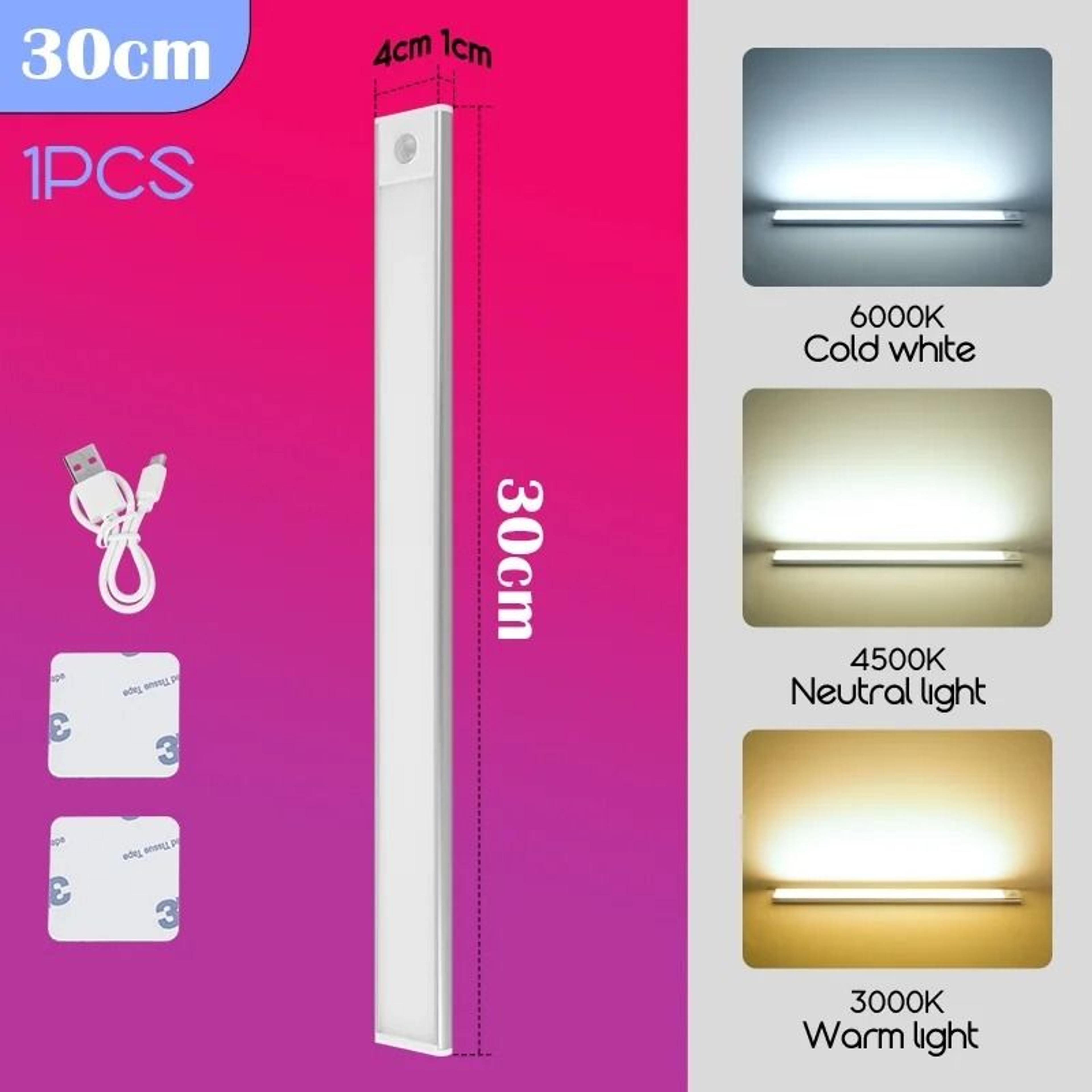 Wireless Rechargeable LED Motion Sensor Cabinet Light And Dimmable Wall Lamp For Wardrobes And Kitc 6