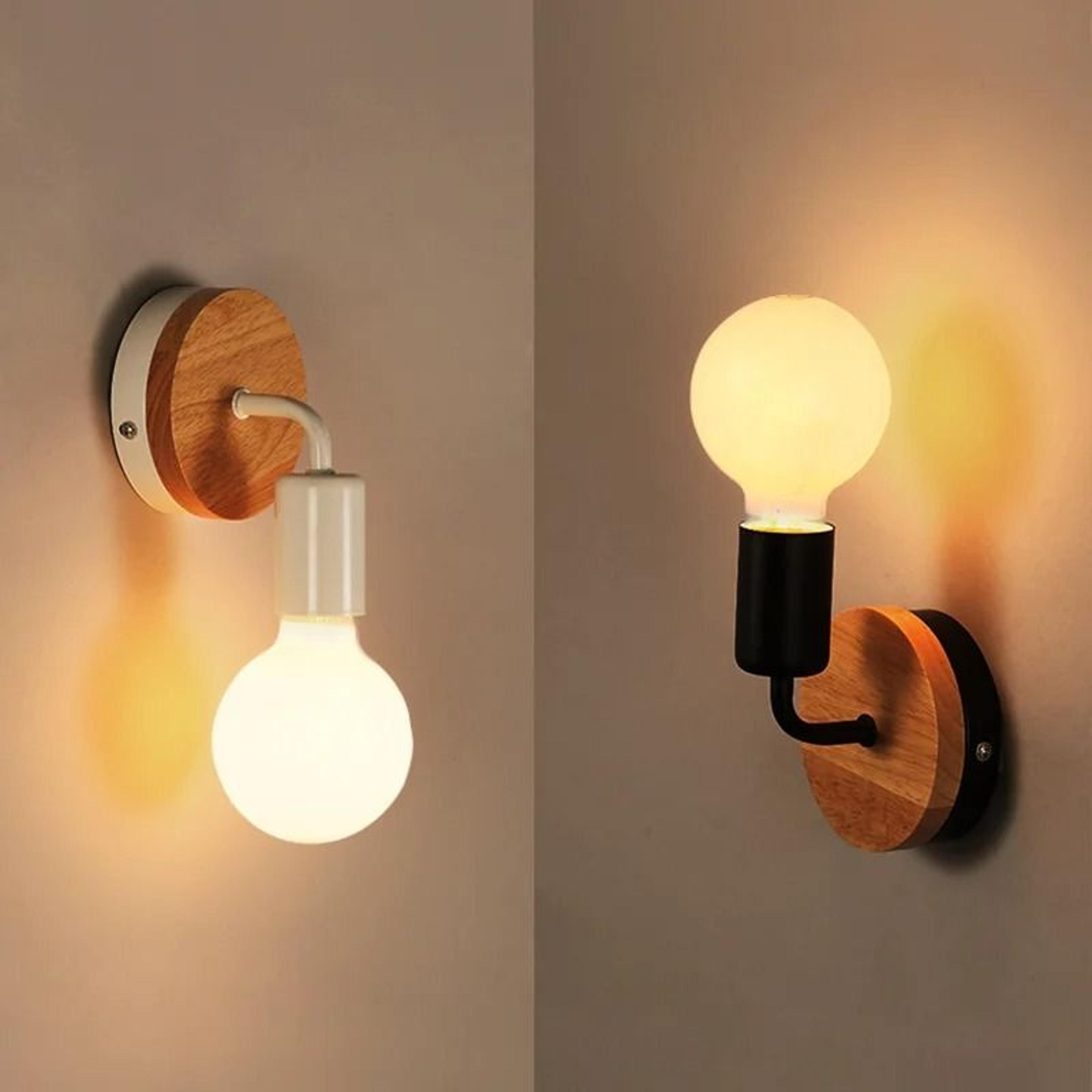 Nordic Minimalist LED Wall Light Sconce With E27 Base For Bedroom Living Room And Corridor 0