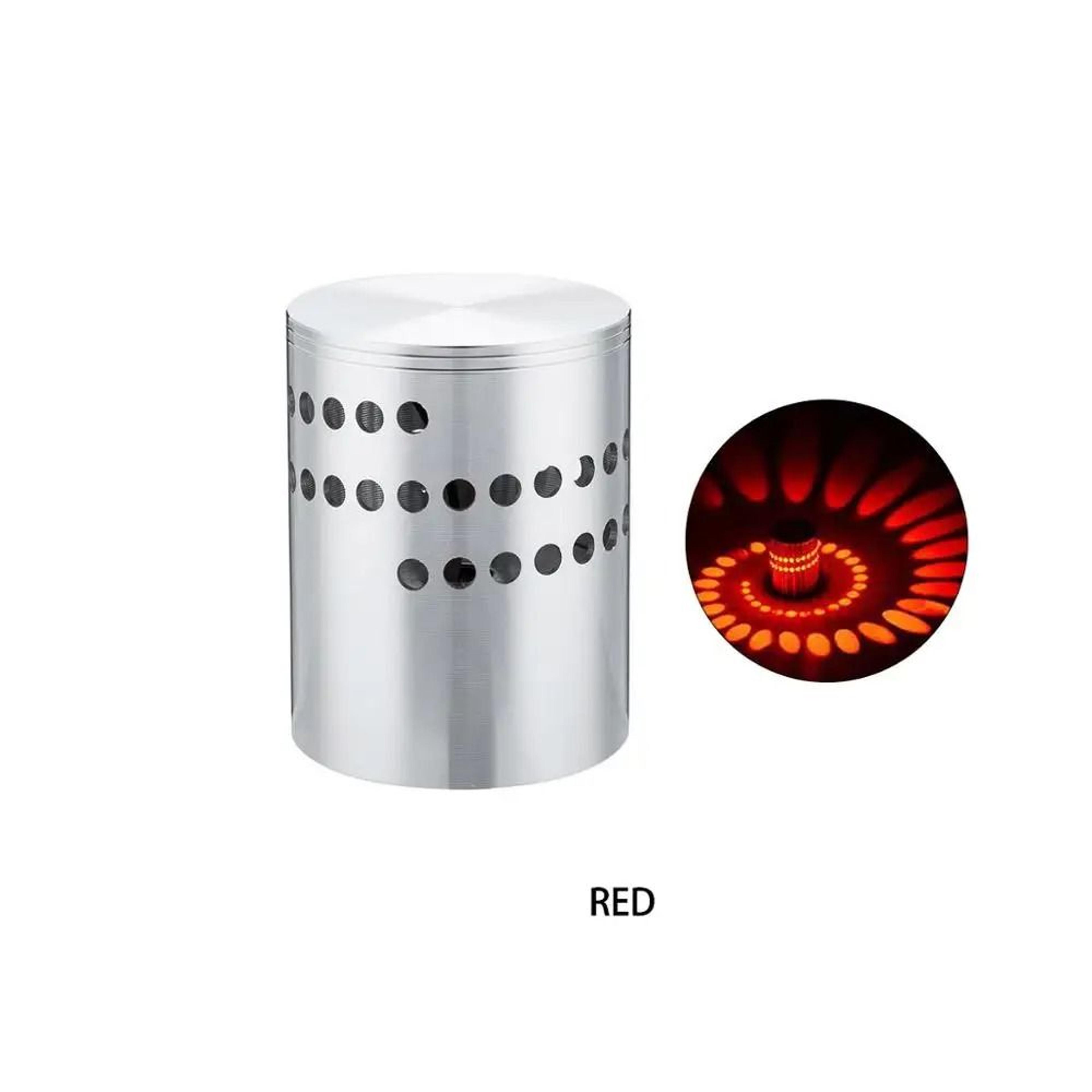 RGB Spiral Hole LED Wall Light With Remote Control For Party Bar KTV And Home Decoration 9
