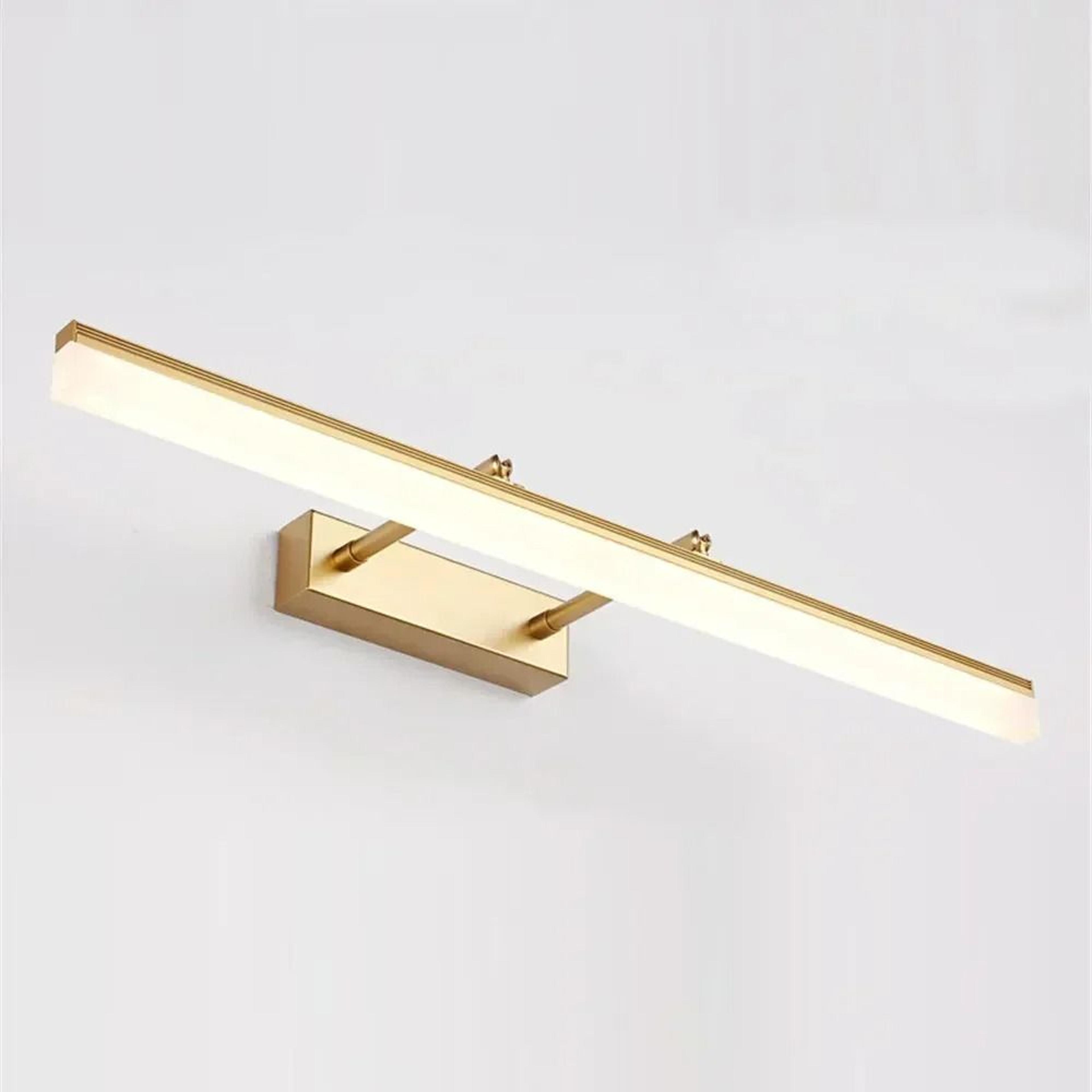 Waterproof Anti Fog Retractable LED Bathroom Mirror Front Wall Light For Makeup And Vanity 6