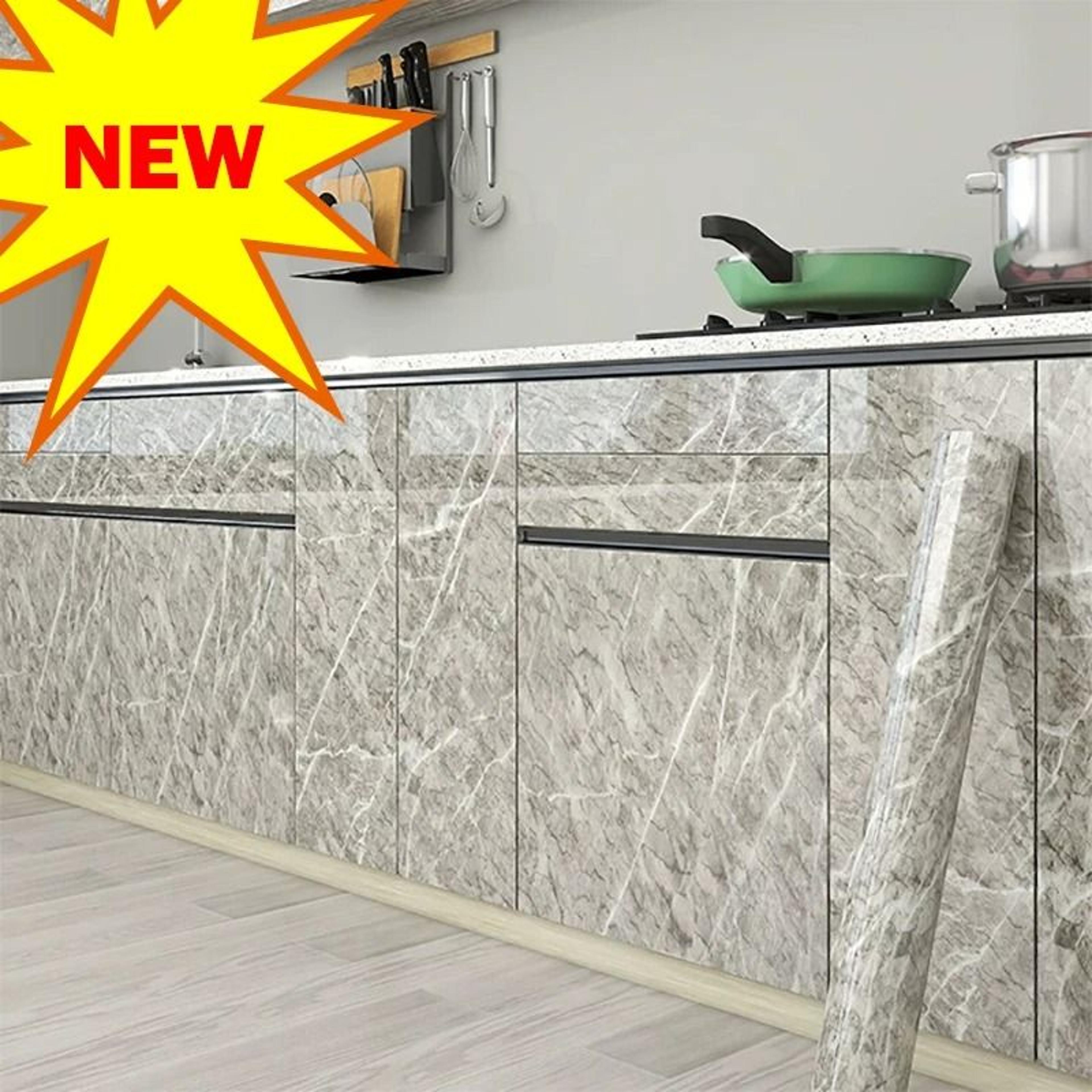 DIY Marble Self Adhesive Waterproof Wallpaper For Bathroom Kitchen Countertop And Cabinet 12