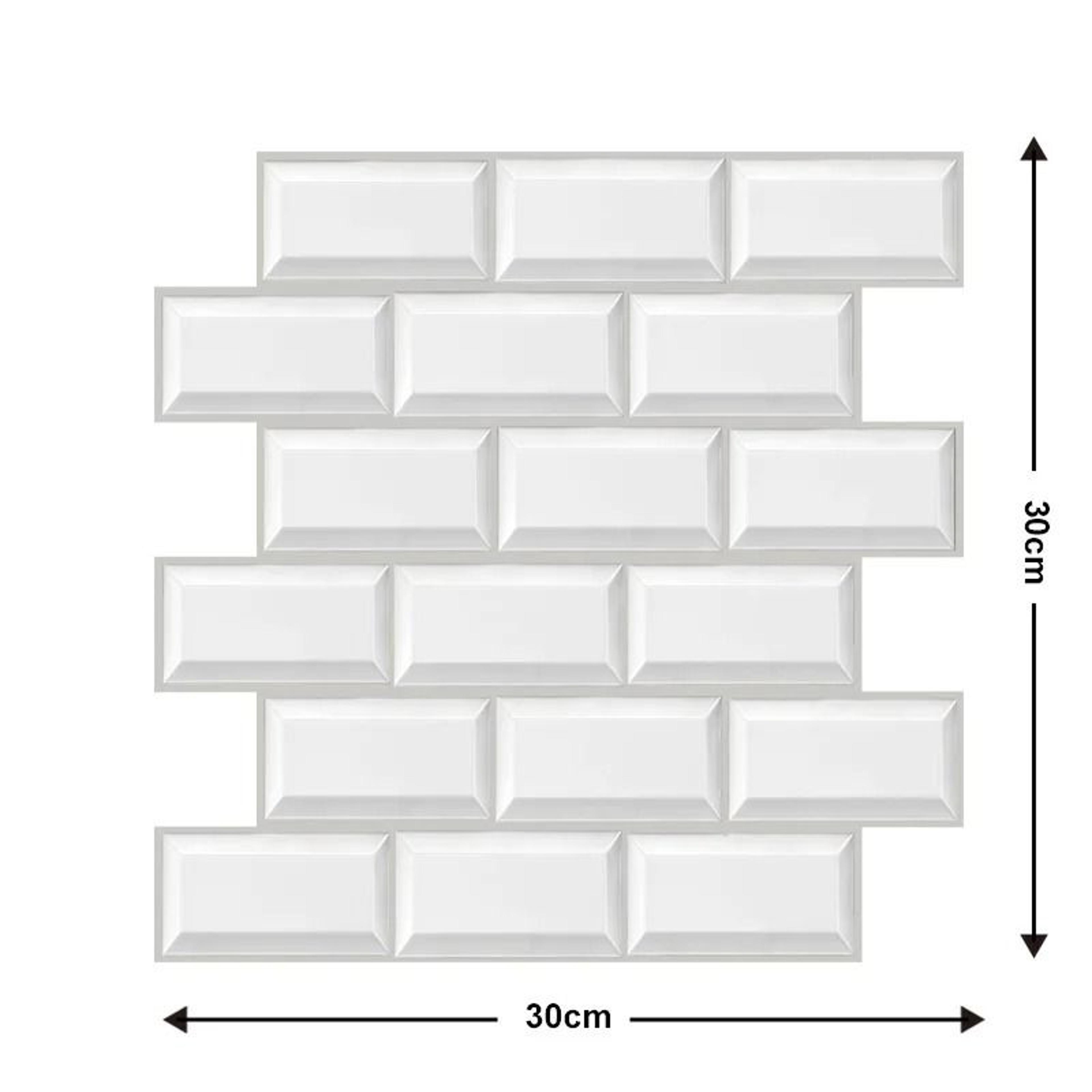 Retro Brick 3D Waterproof Self Adhesive Wall Panels For Bathroom Kitchen And Fireplace Accent 11