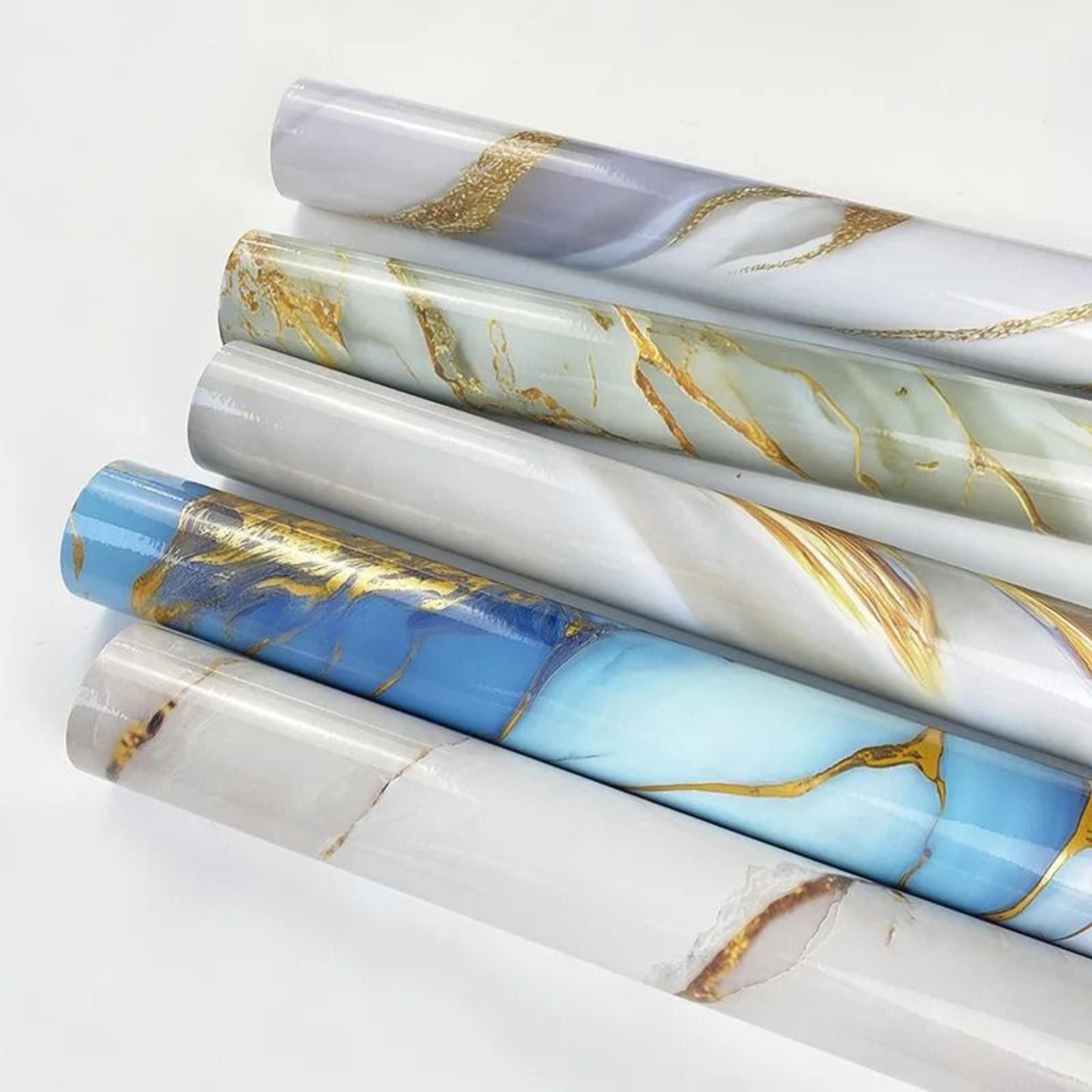 Smooth Marble Pattern Self Adhesive Wallpaper Oil Resistant And Waterproof Furniture Renovation Sti 0