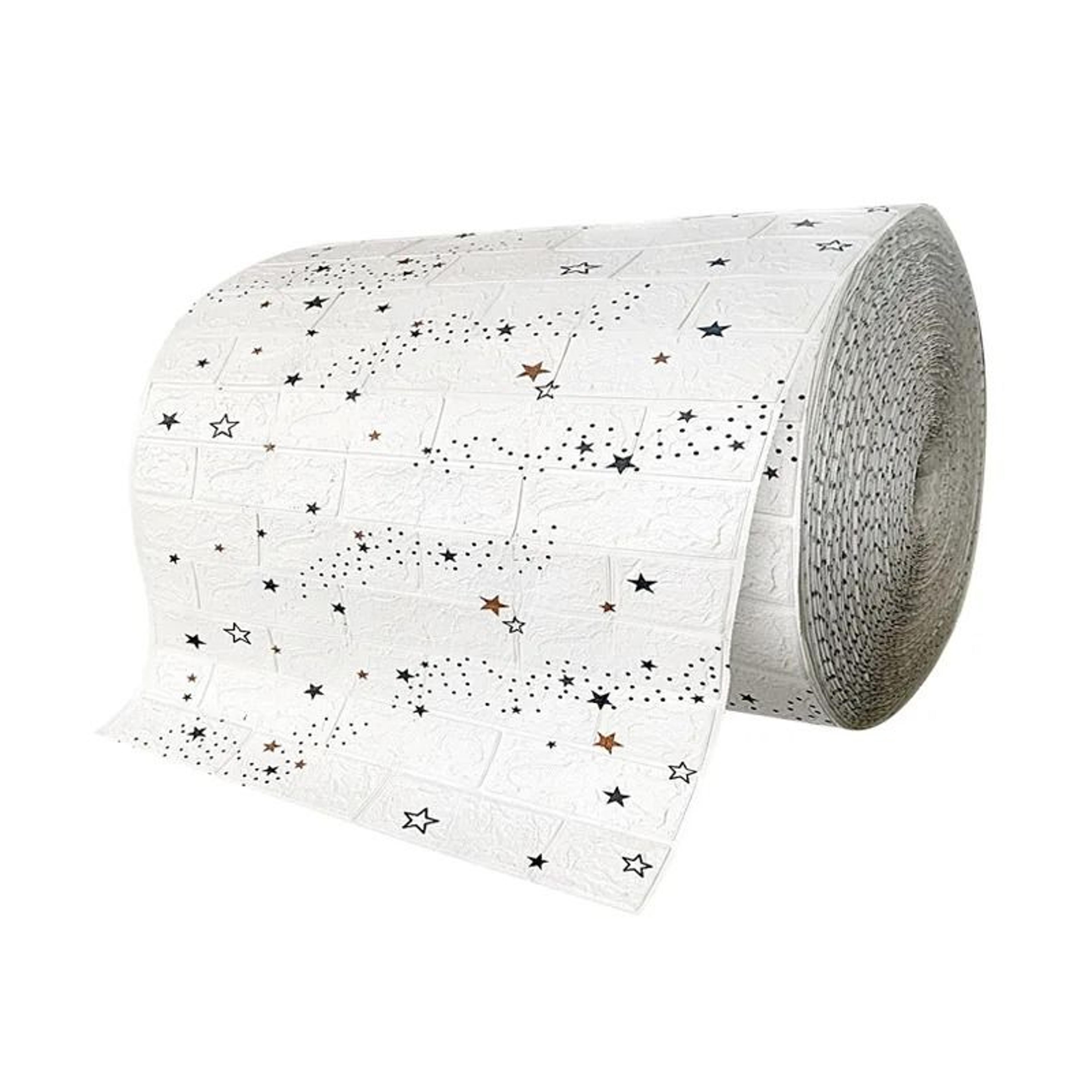Waterproof Continuous Brick Wall Stickers Self Adhesive 3D Foam Wallpaper For Bedroom And Living Ro 7