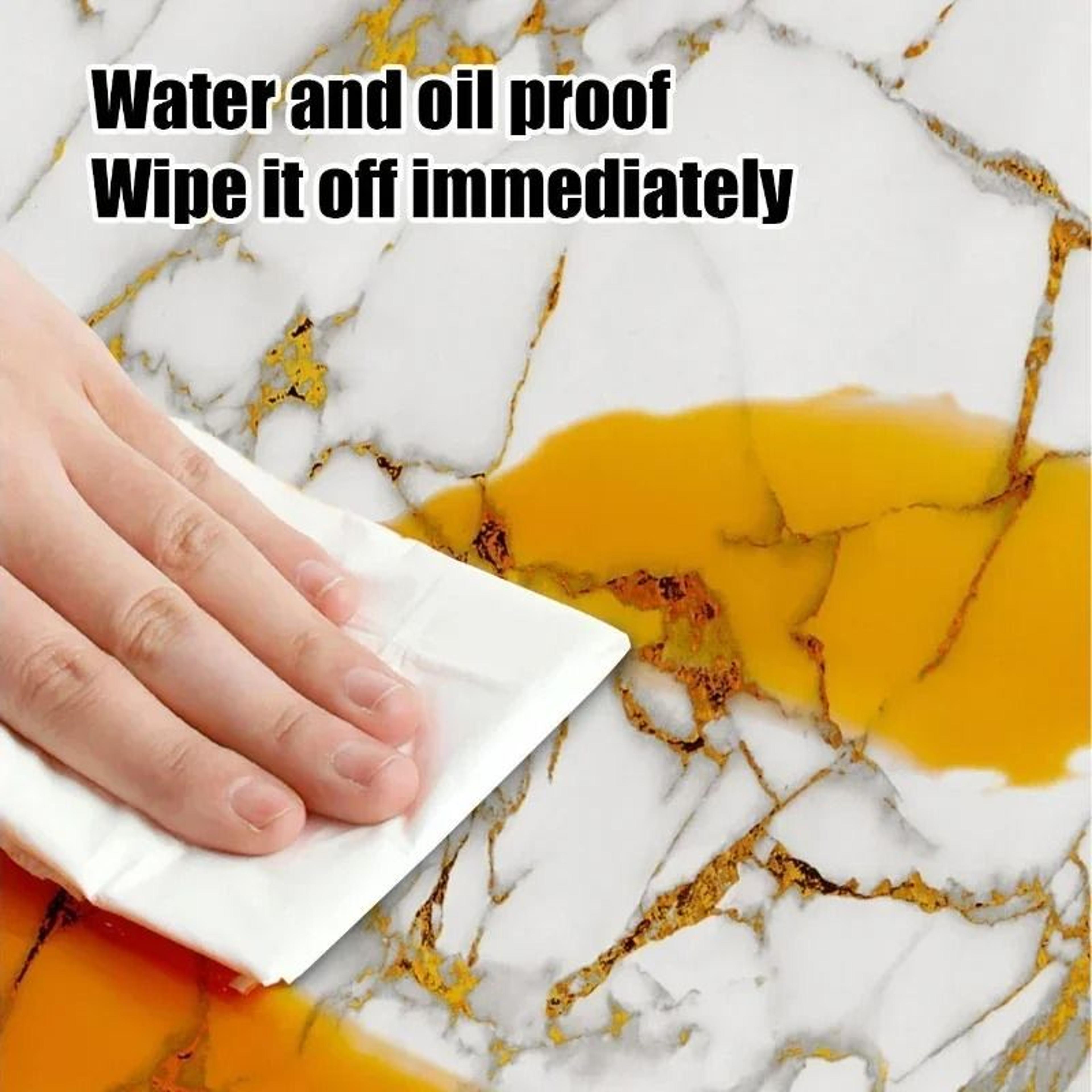 Waterproof 3D Ceramic Tile Sticker Imitation Marble Self Adhesive Wall And Floor Sheet 2