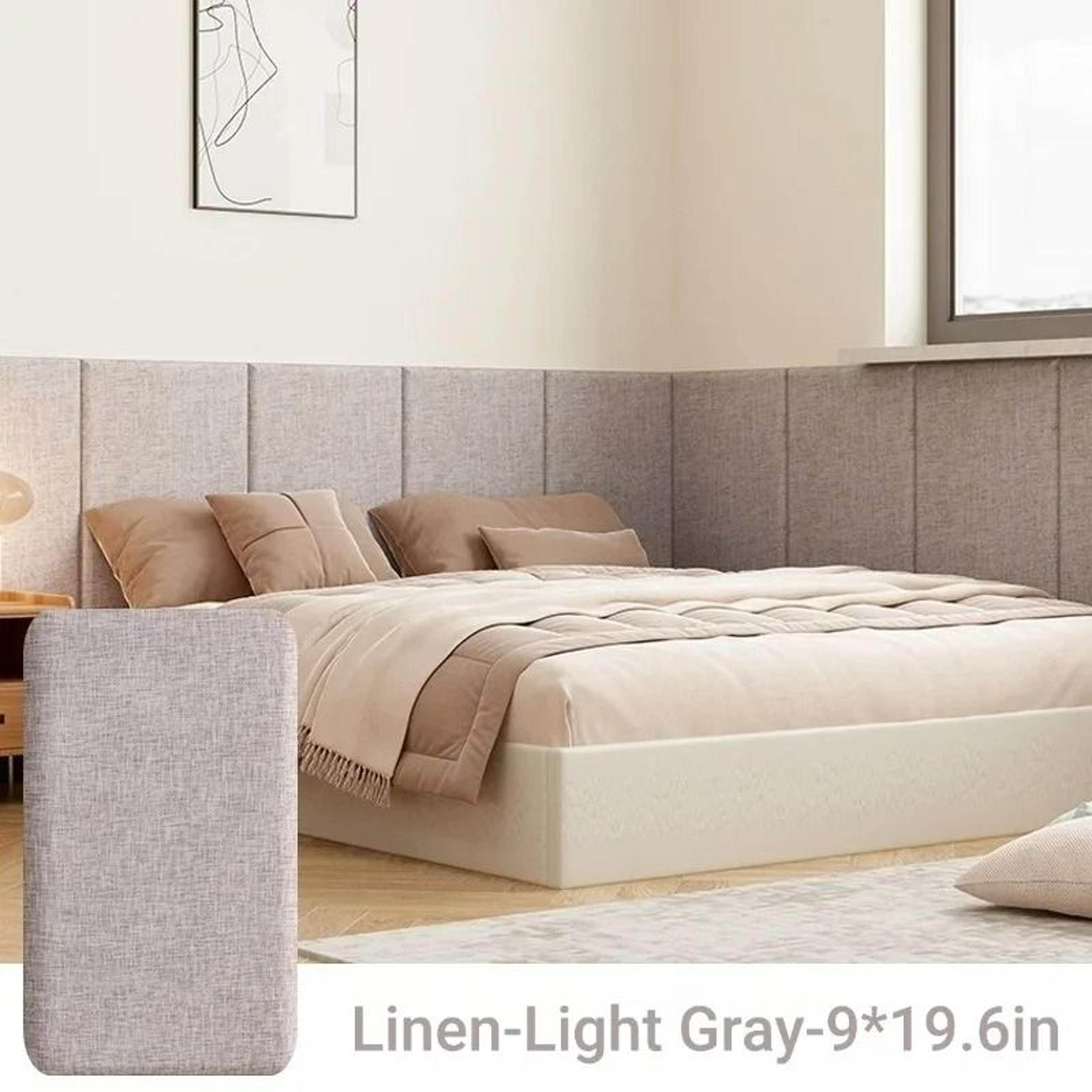 3D Anti Collision Wall Padding For Kids Peel And Stick Headboard Self Adhesive Upholstered Wall Pan 6