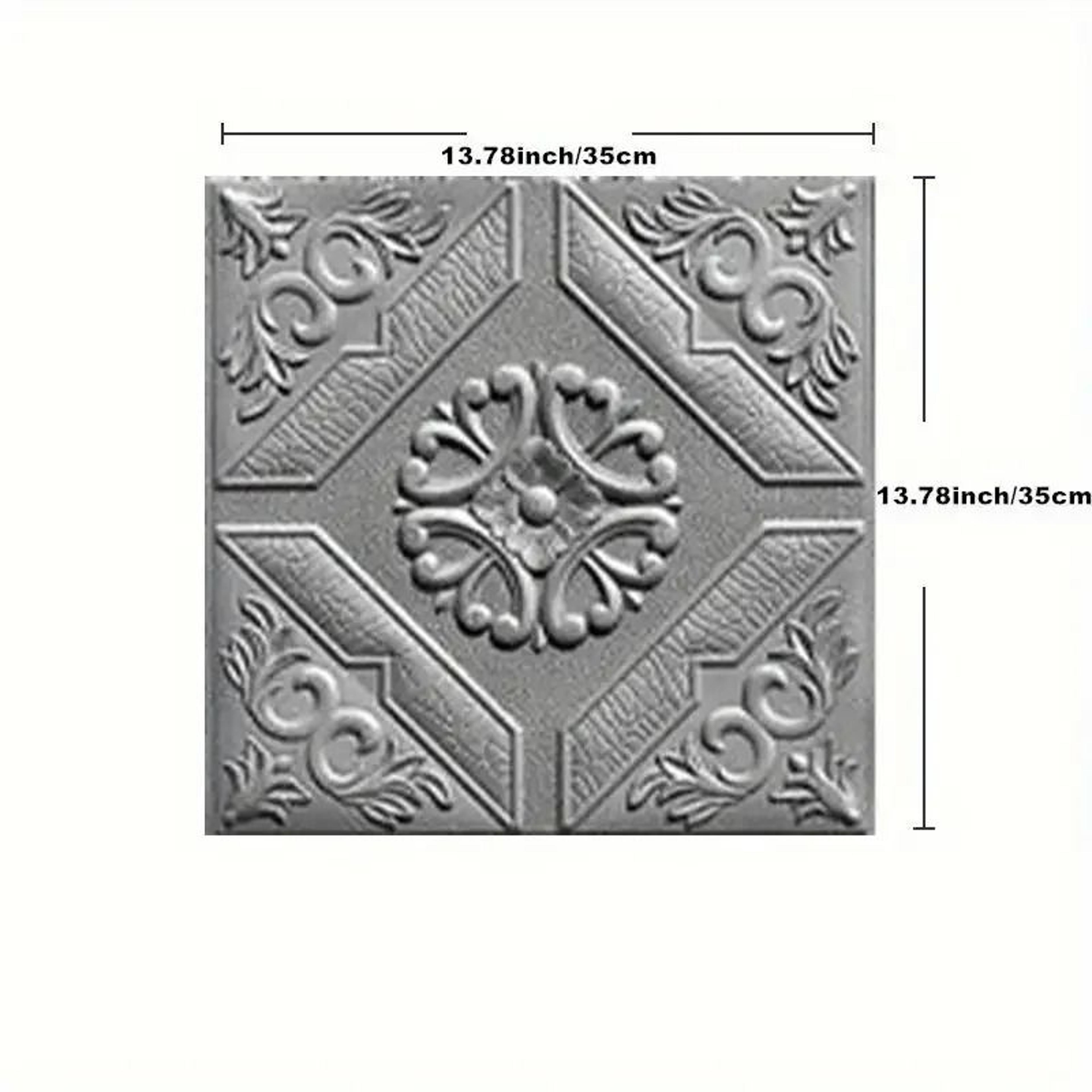 Thickened Foam Dimensional Ceiling Surface Panels Waterproof Moisture Proof Self Adhesive 3D Wall C 8