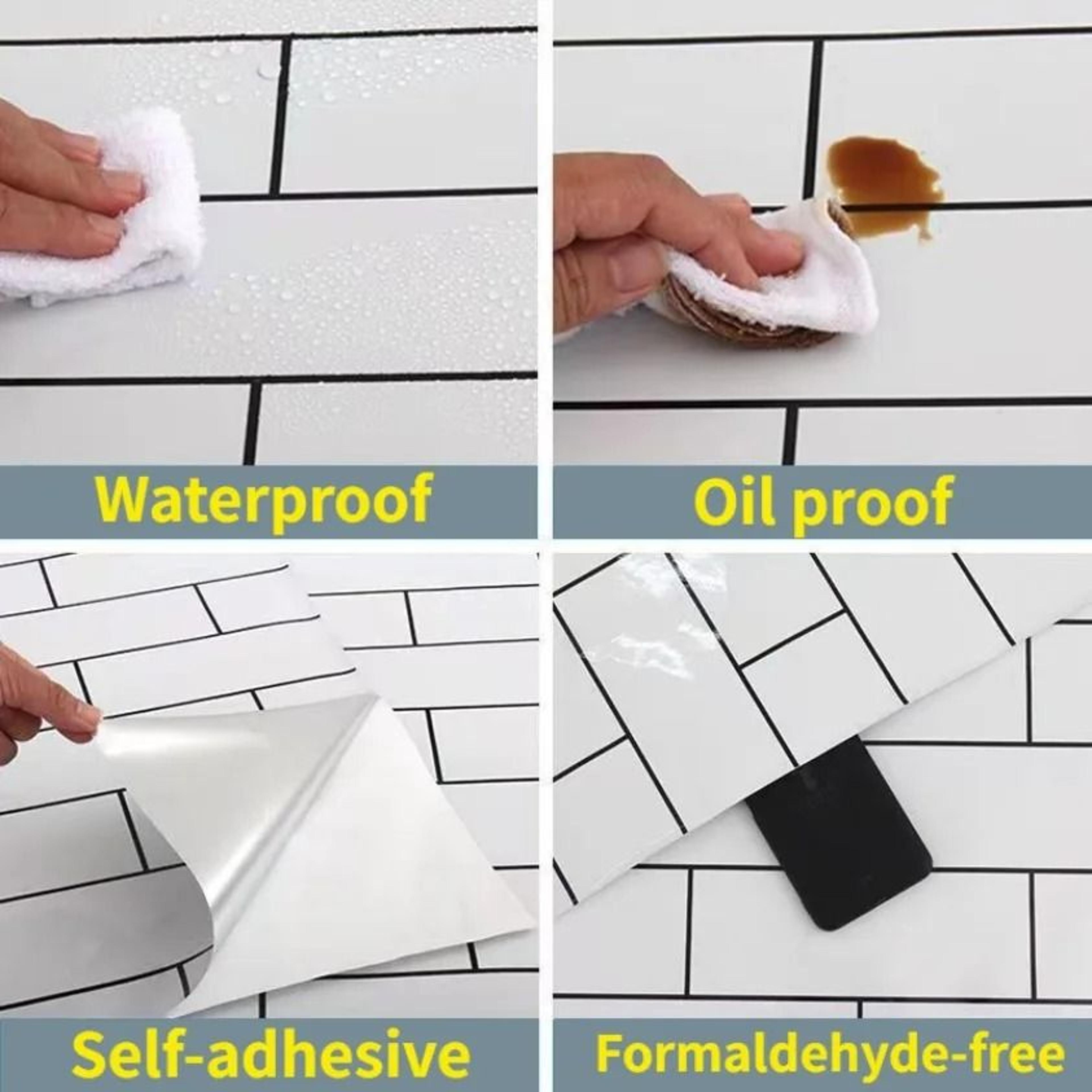 Marble Pattern Surface Film Mould Proof Waterproof Self Adhesive Vinyl Contact Paper 1