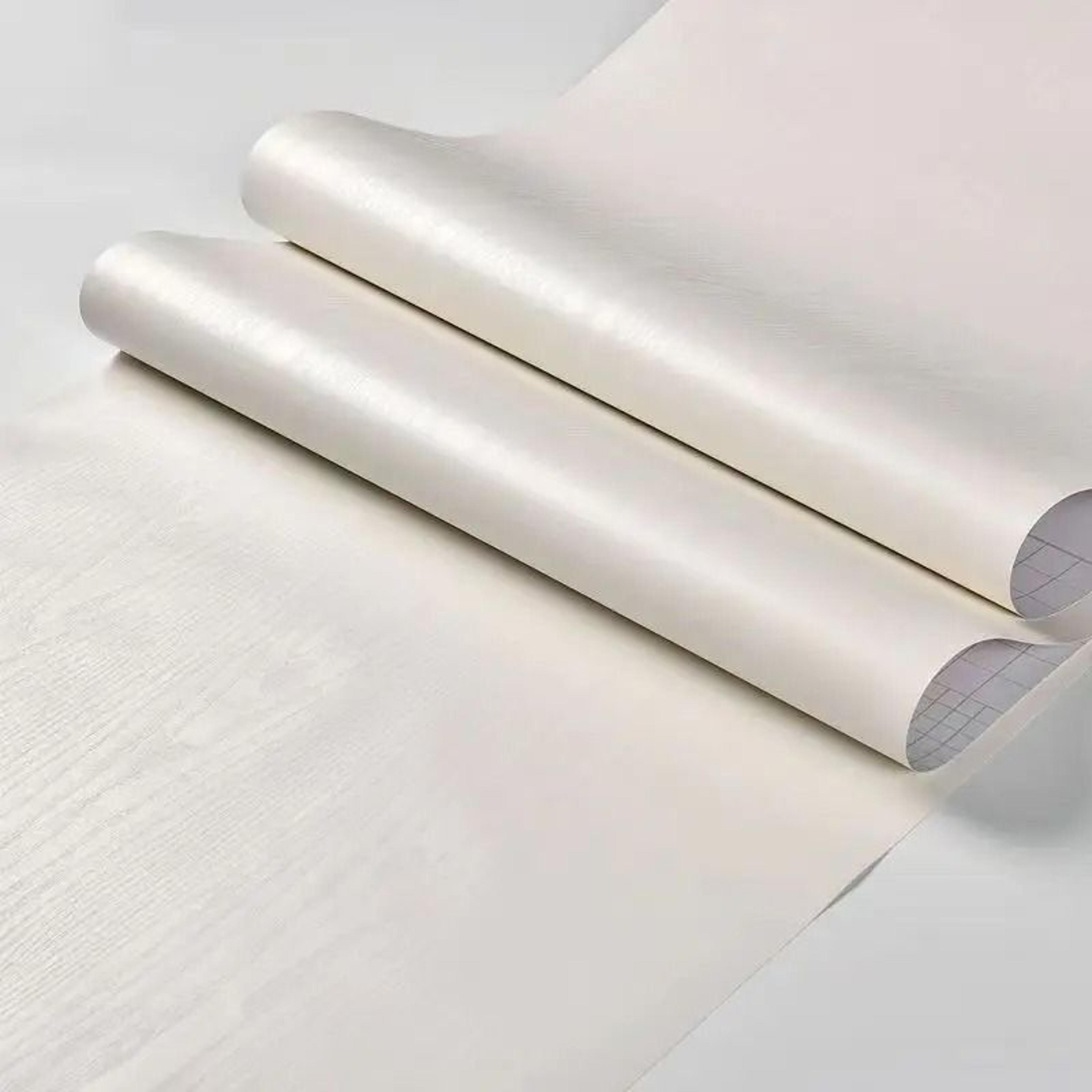 Solid Matte White Surface Roll Waterproof Self Adhesive Vinyl Contact Paper For Cabinets And Furnit 8