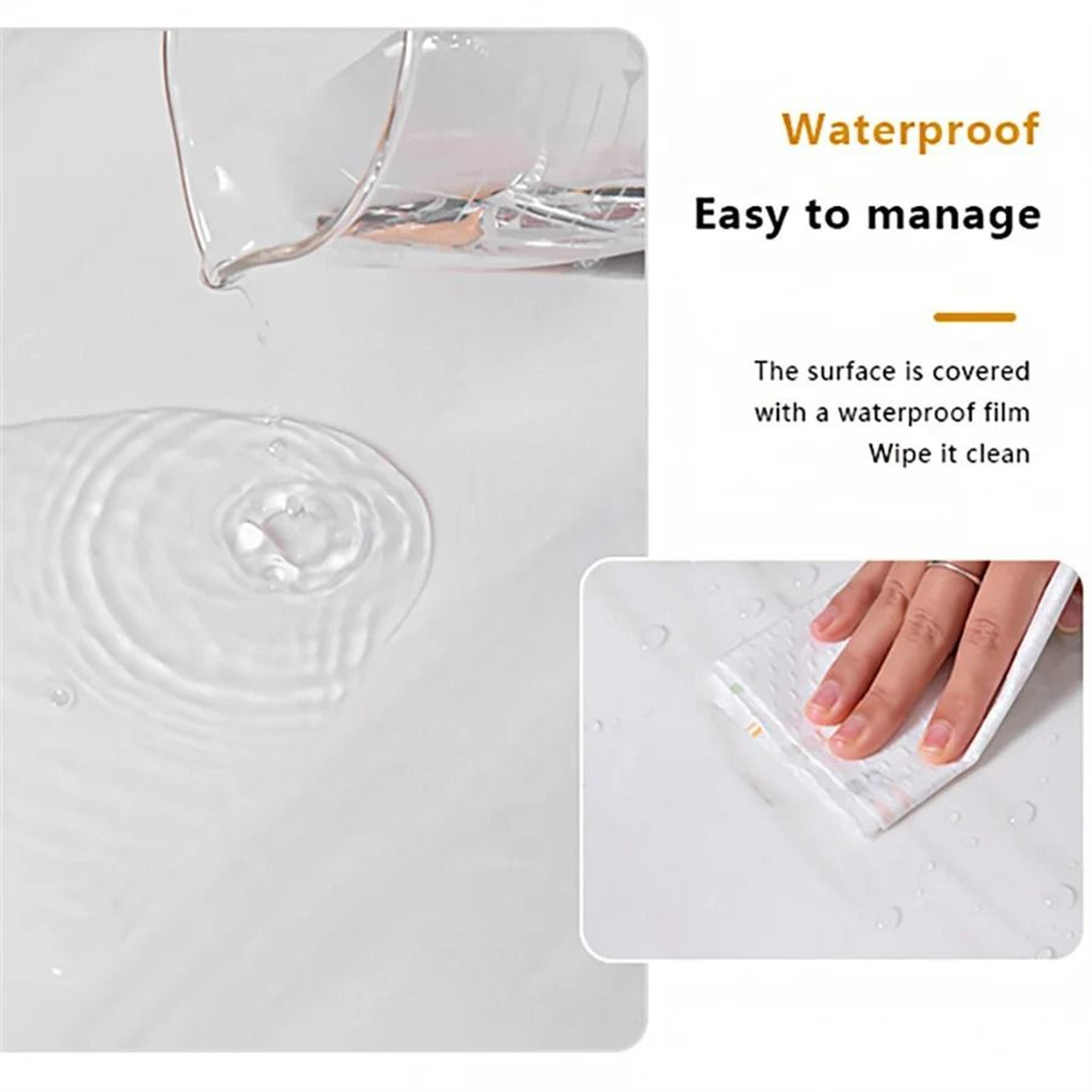 Imitation Marble Pattern PVC Self Adhesive Waterproof Floor Tile Stickers Pack 1