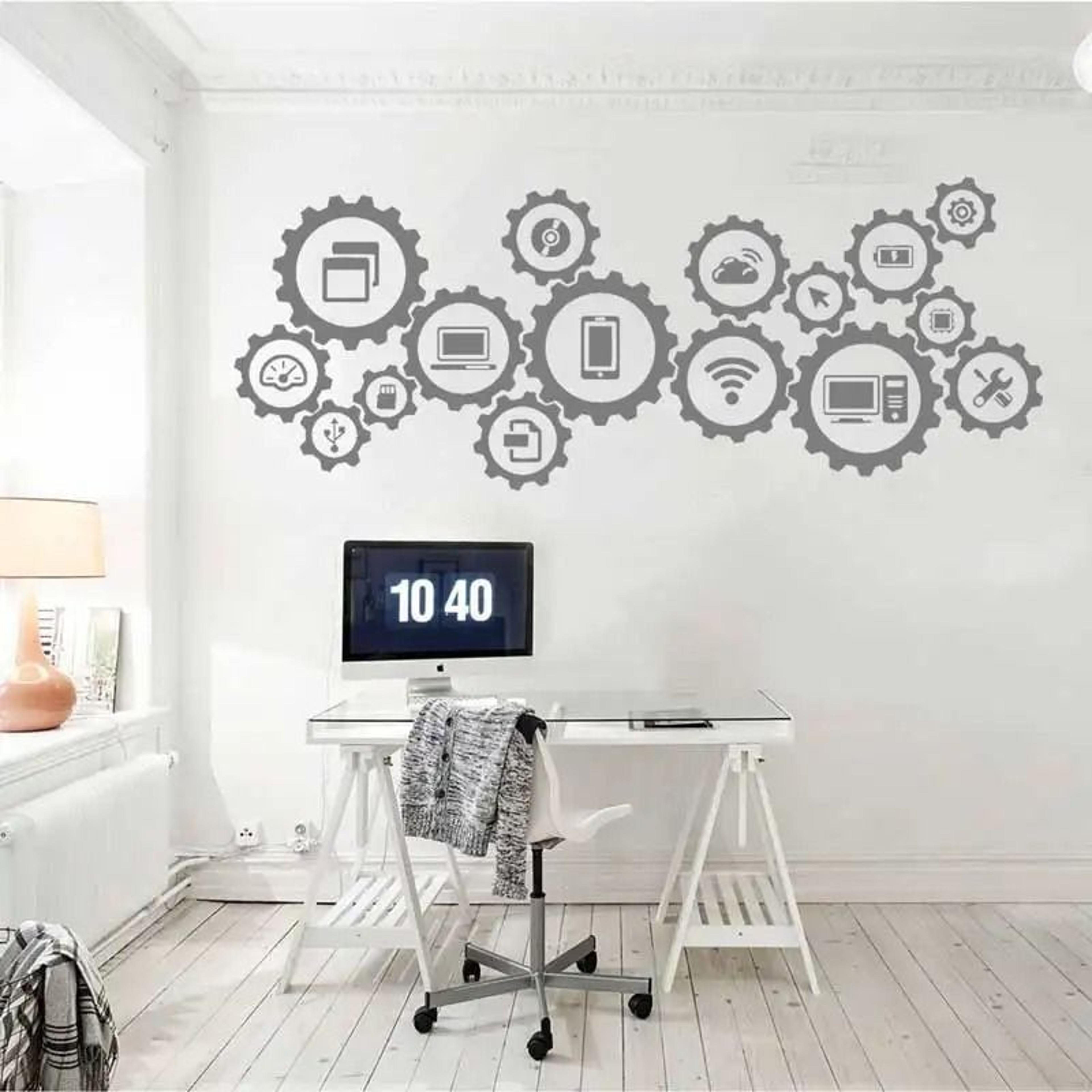 Information Technology Social Media Science Tech Visual Wall Decal Mural 1