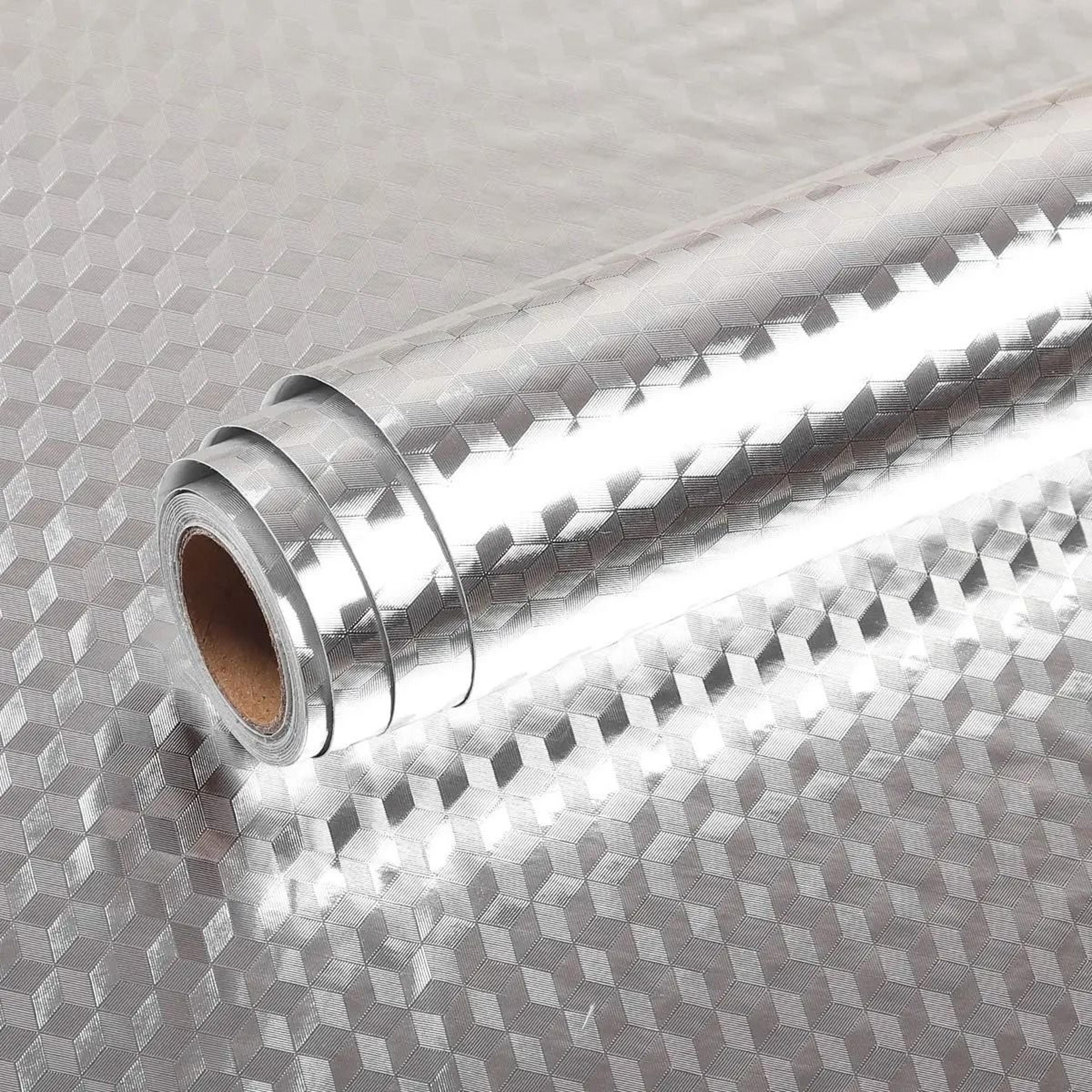 modern aluminum foil oil proof self adhesive cabinet stove wall protection roll film