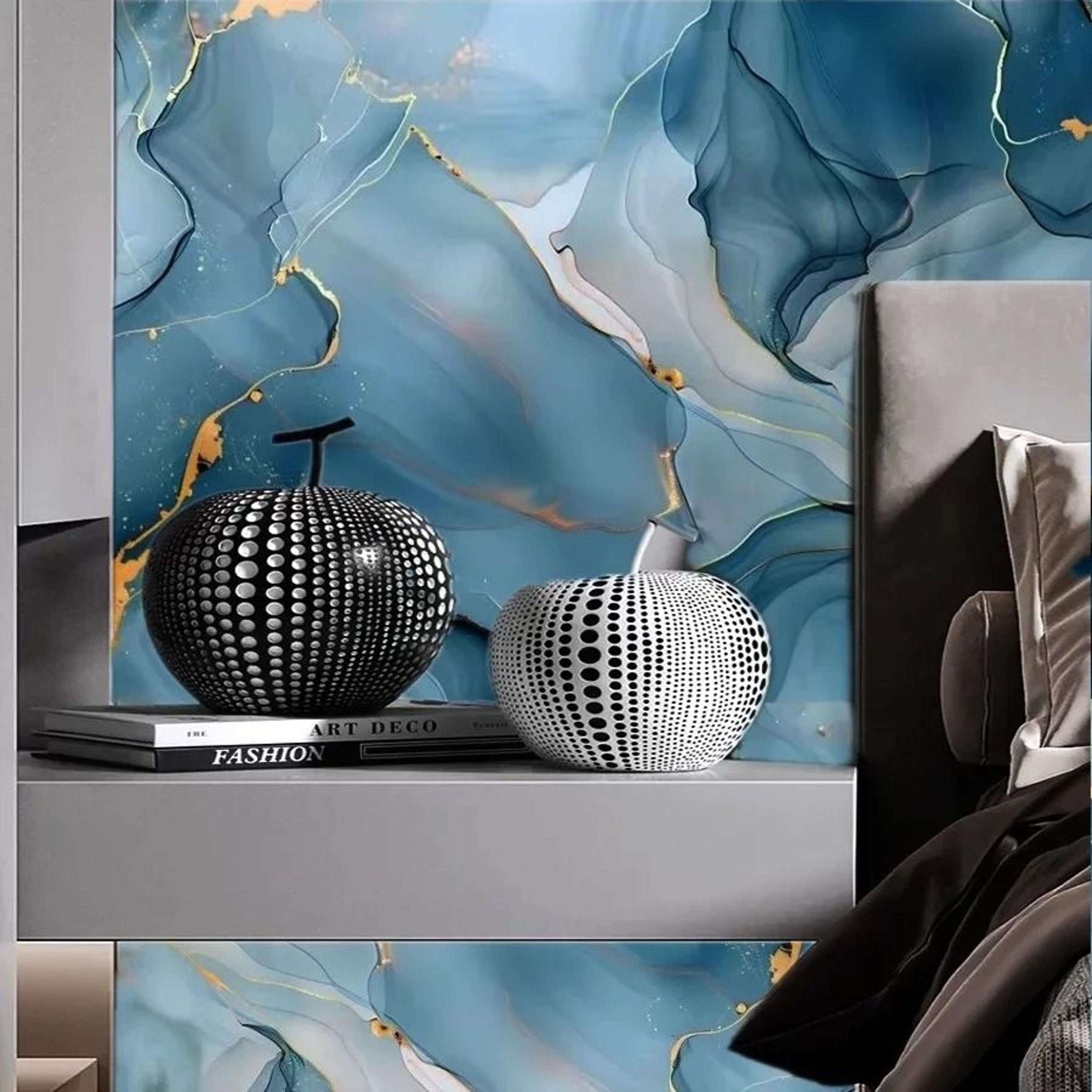 Marble Pattern Self Adhesive Wallpaper And Surface Renovating Contact Film Roll 3