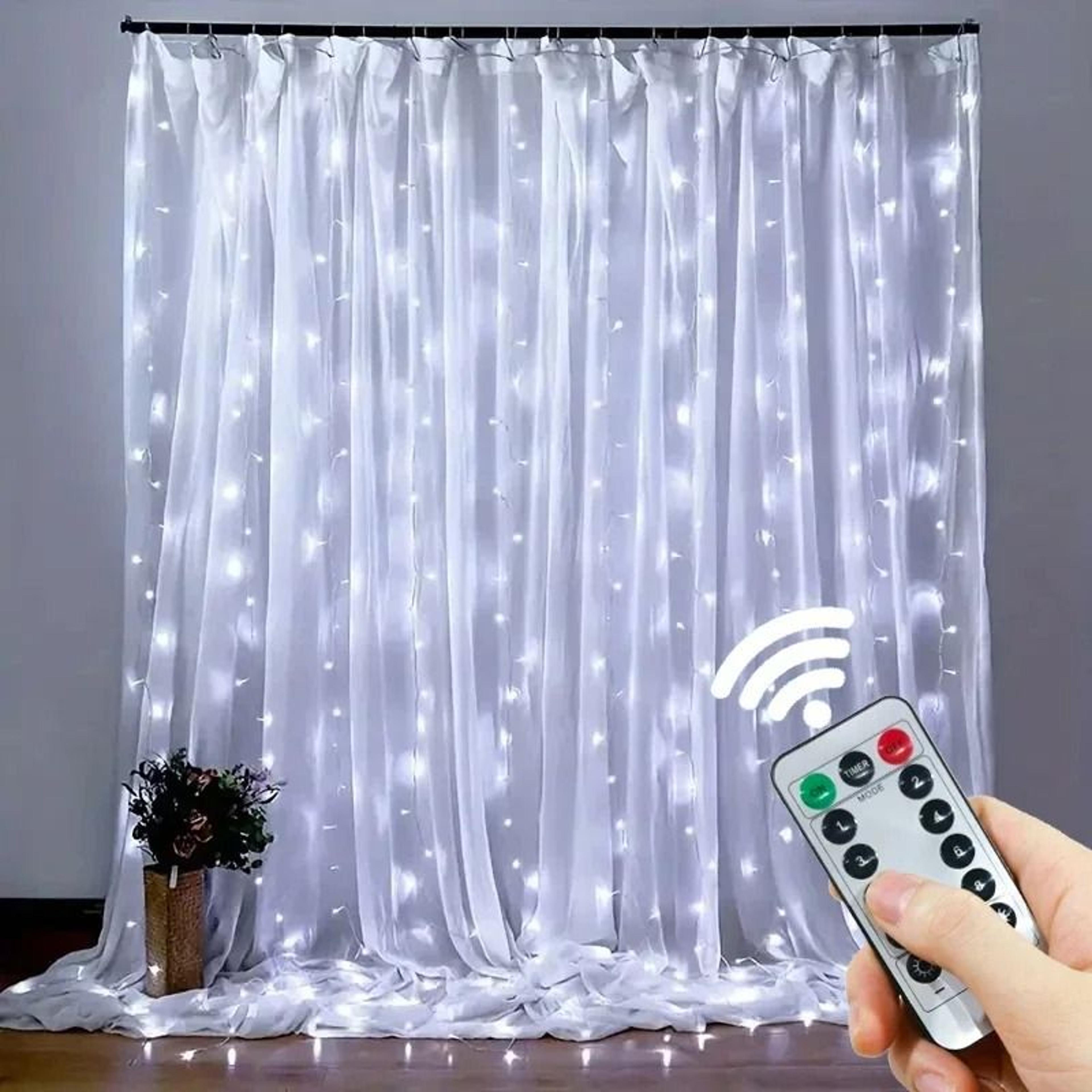 Remote Controlled USB LED Curtain Garland Fairy Lights With 8 Modes For Home Garden And Festive Dec 1