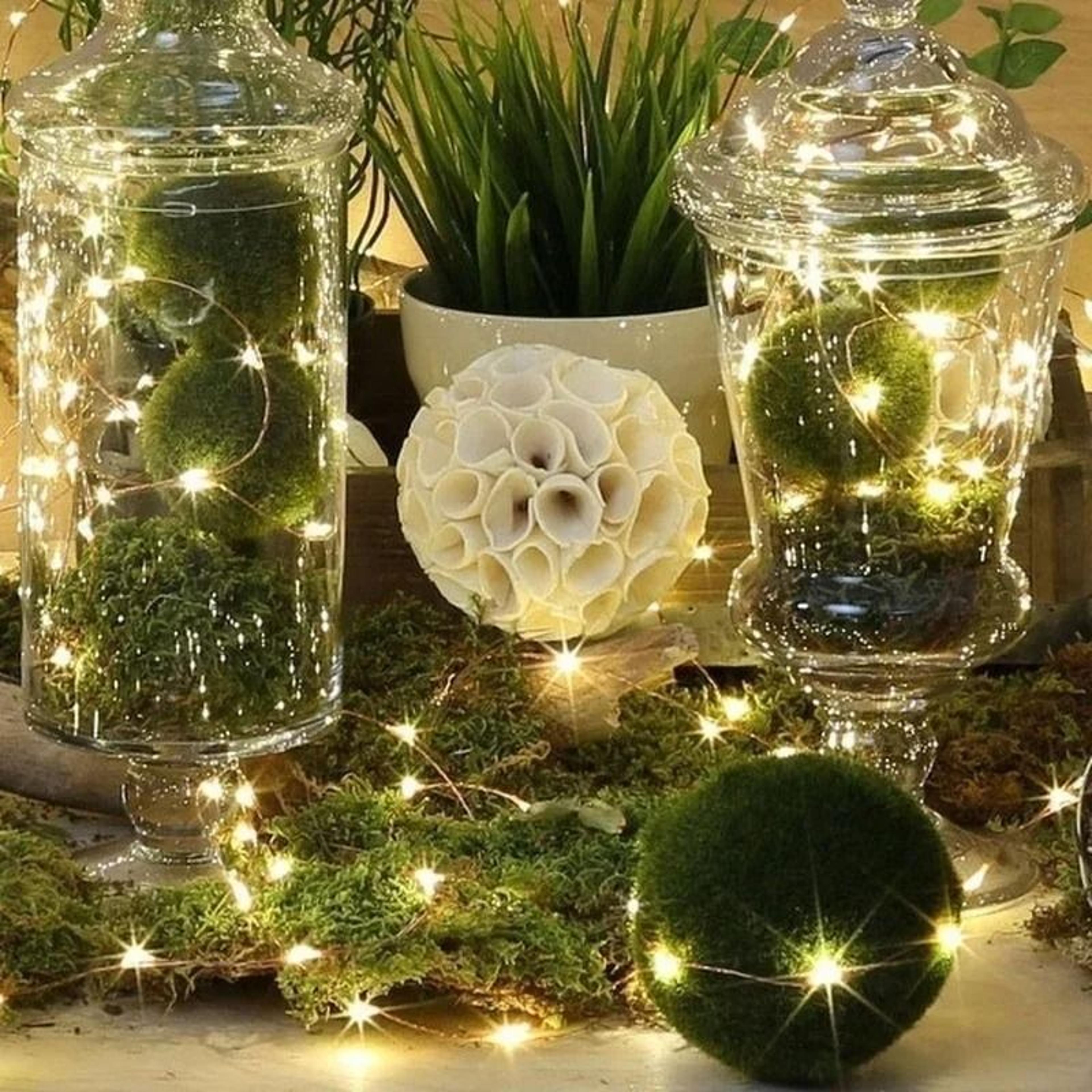 Micro LED Fairy String Lights With Button Battery Operation For DIY Crafts Garden And Holiday Garla 3