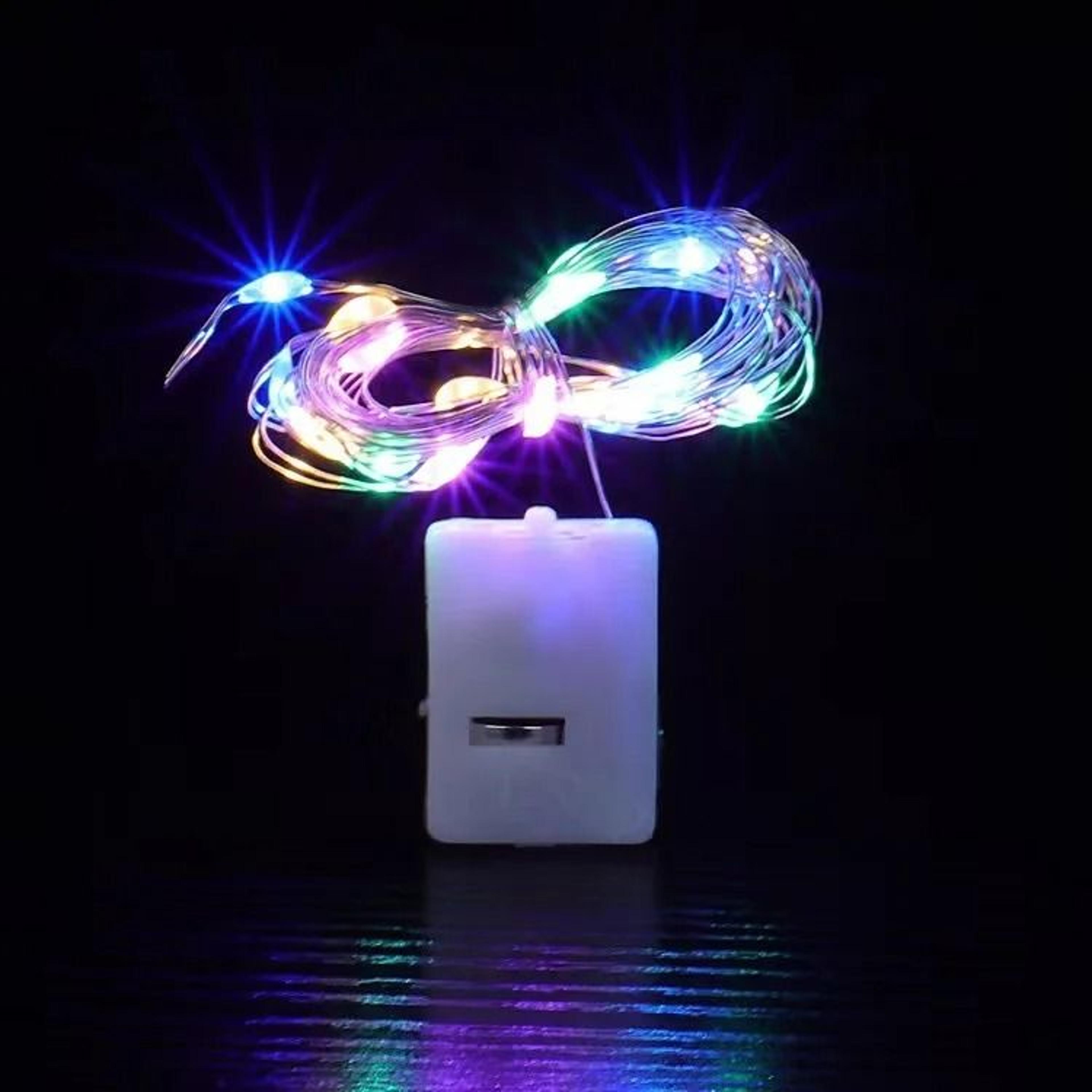 Micro LED Fairy String Lights With Button Battery Operation For DIY Crafts Garden And Holiday Garla 7