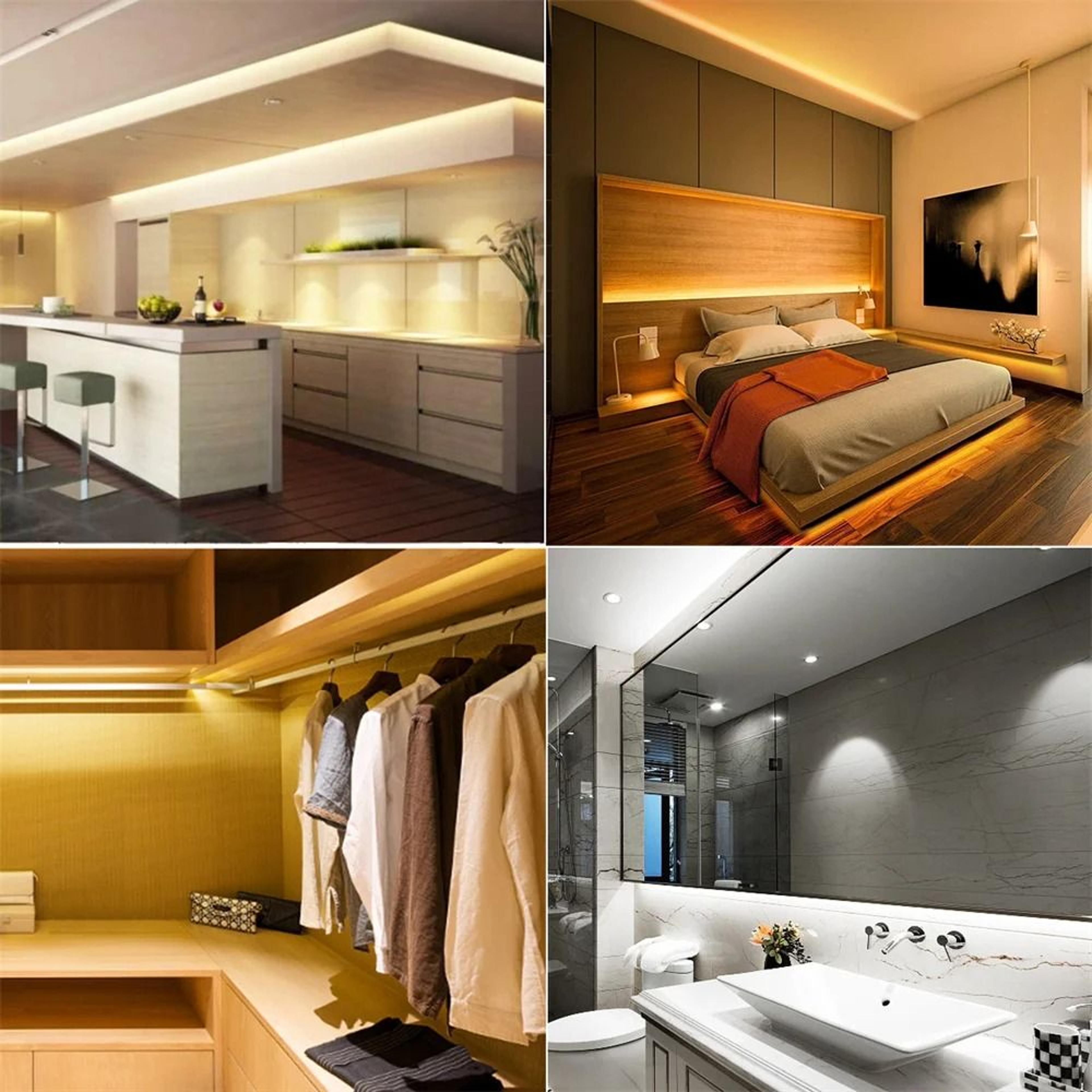 5V USB COB LED Strip Light With 3Key Dimmer For Room TV Mirror And Cabinet Accent Lighting 5