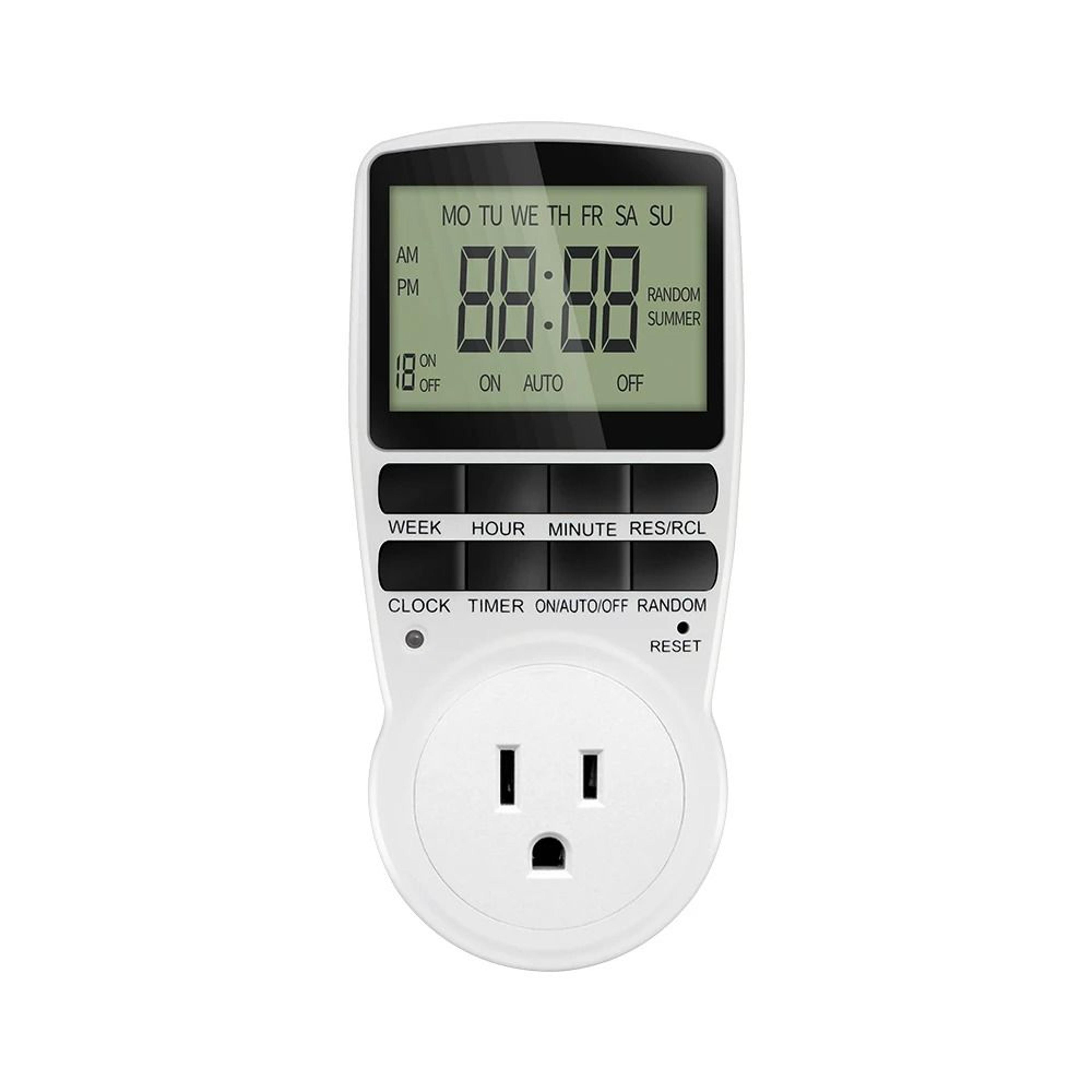 Programmable Digital Timer Switch Outlet Socket 110V 220V Plug In Electronic Timing Socket 6