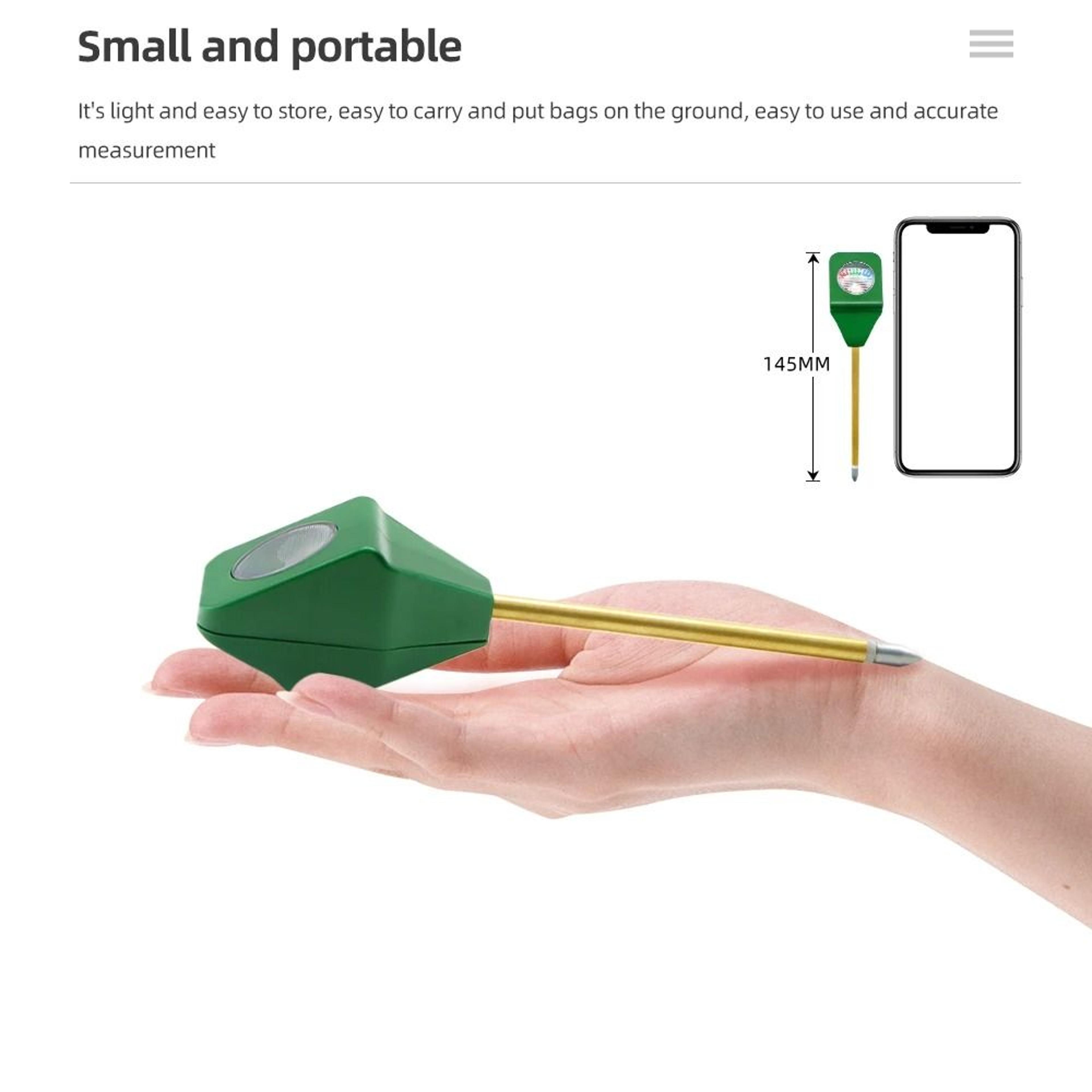 Mini Soil Moisture Meter Plant Soil Moisture Tester Probe Tool For Gardening Houseplants And Agricu 2